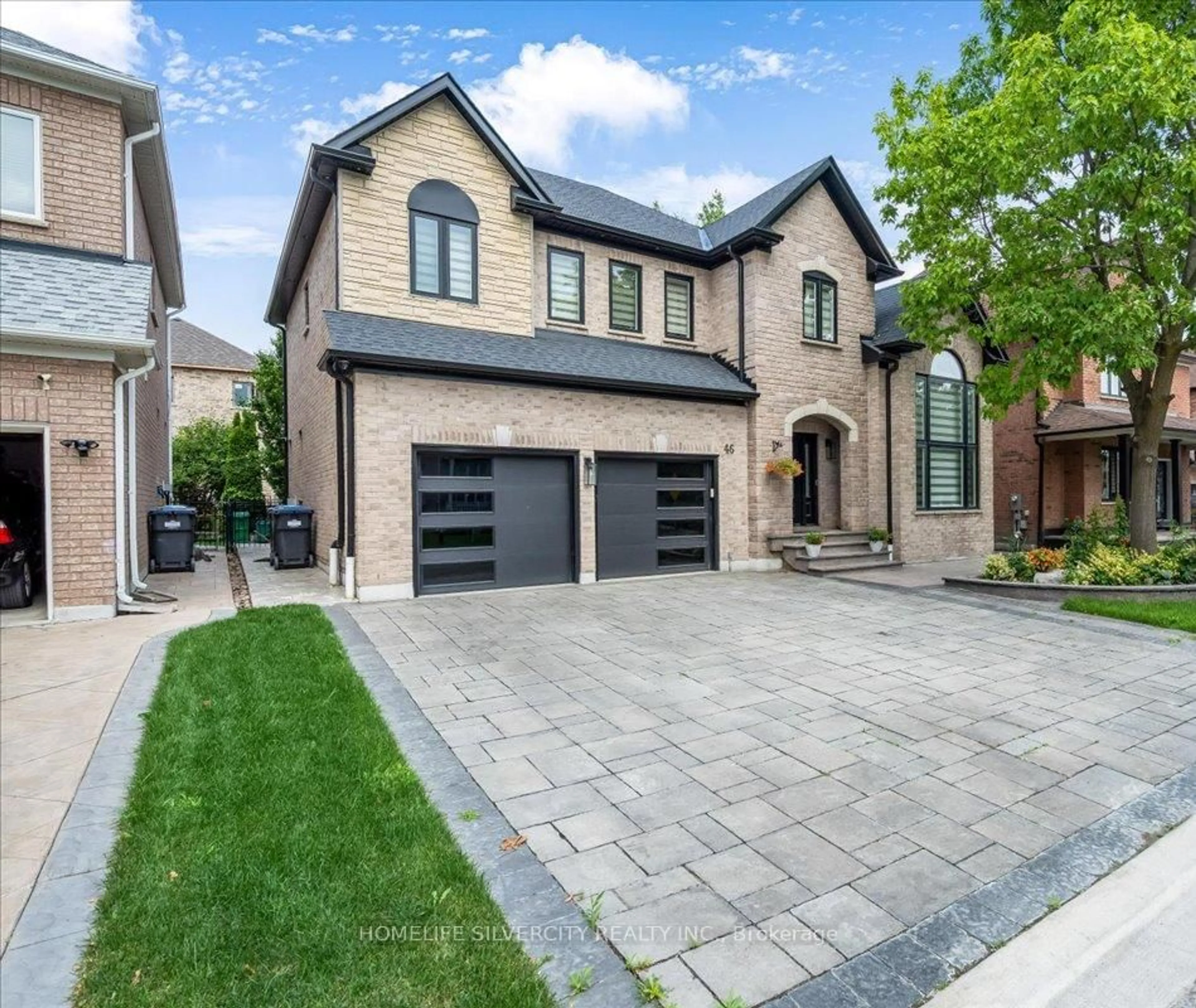 Home with brick exterior material, street for 46 Treeline Blvd, Brampton Ontario L6P 1E4