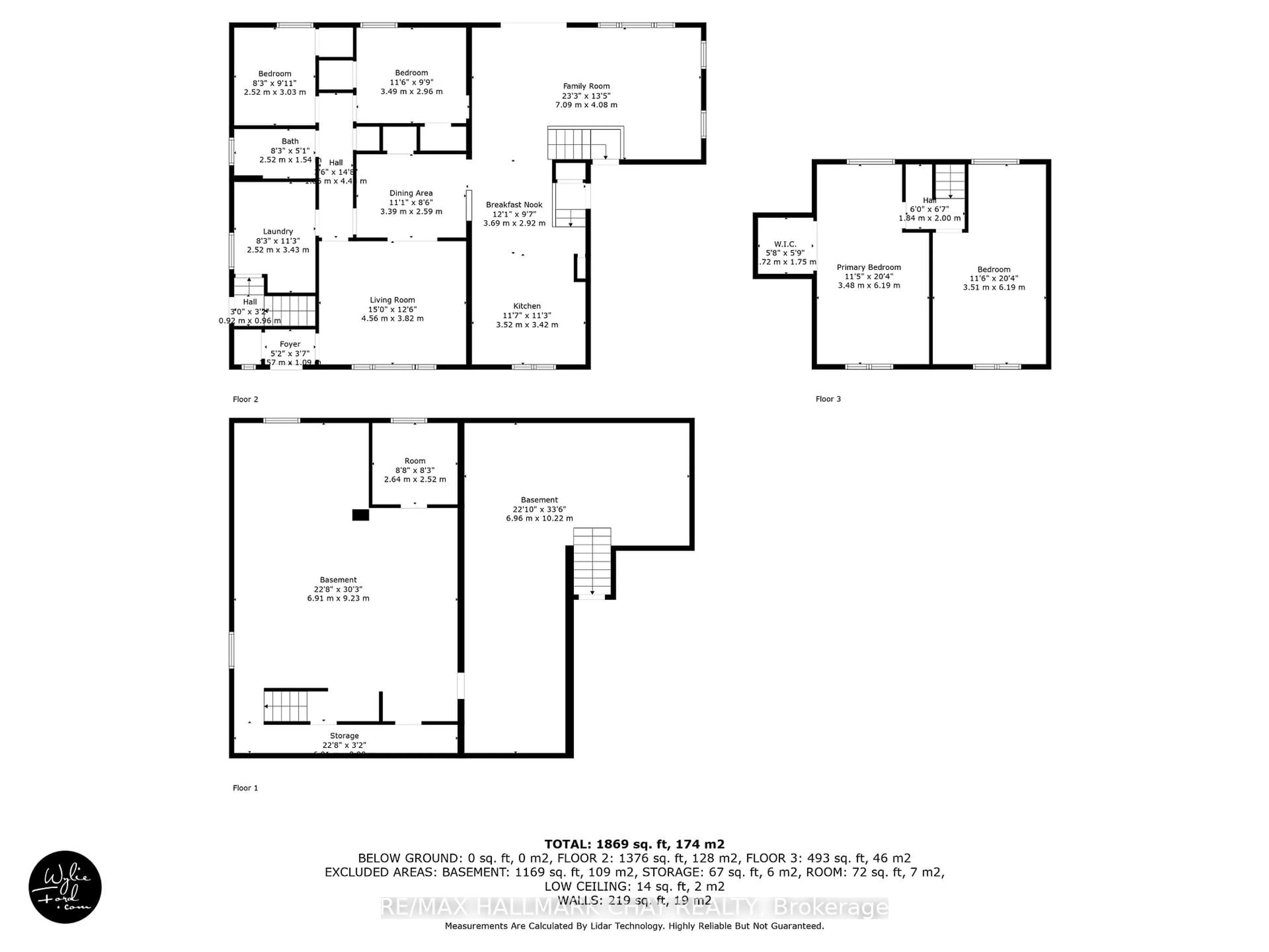 Floor plan for 3 Brookside Dr, Mississauga Ontario L5M 1H2