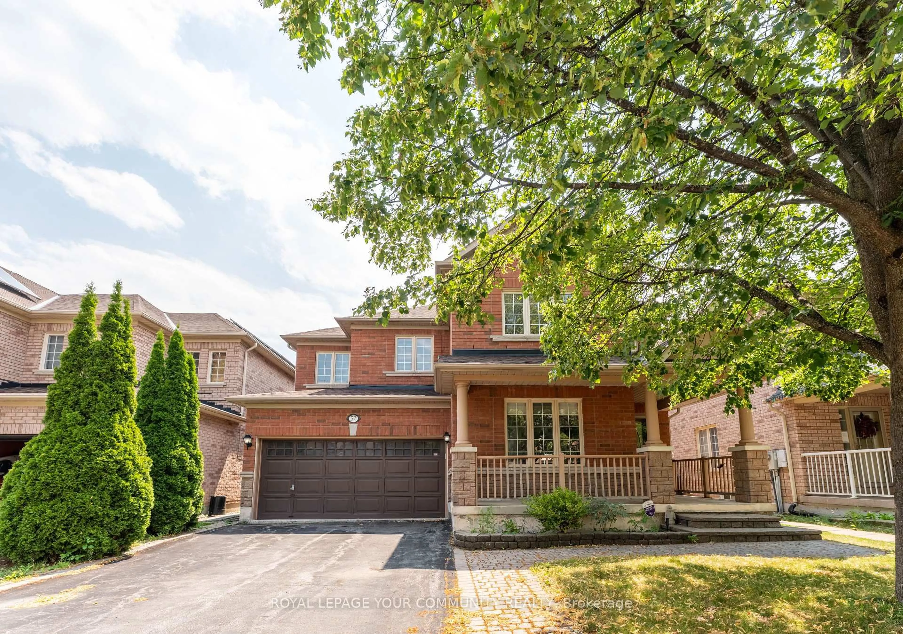 Home with brick exterior material, street for 57 Mainard Cres, Brampton Ontario L6R 2T8