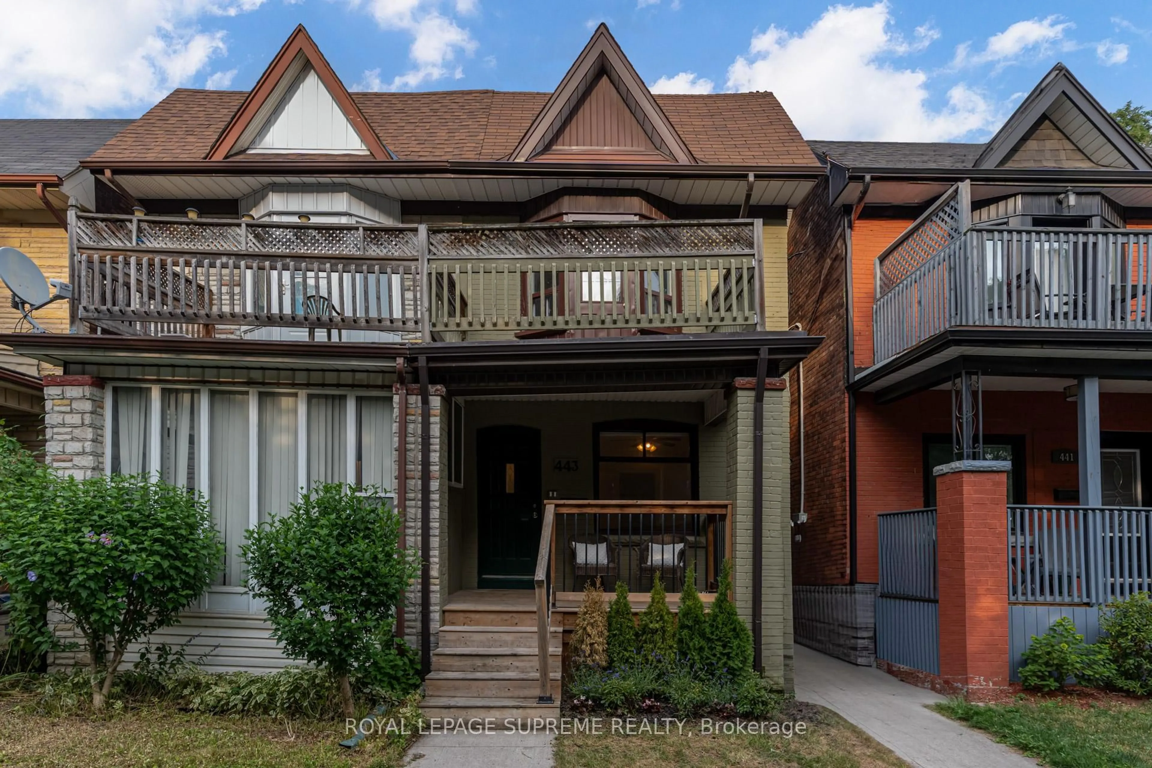 Home with brick exterior material, street for 443 Pacific Ave, Toronto Ontario M6P 2R3