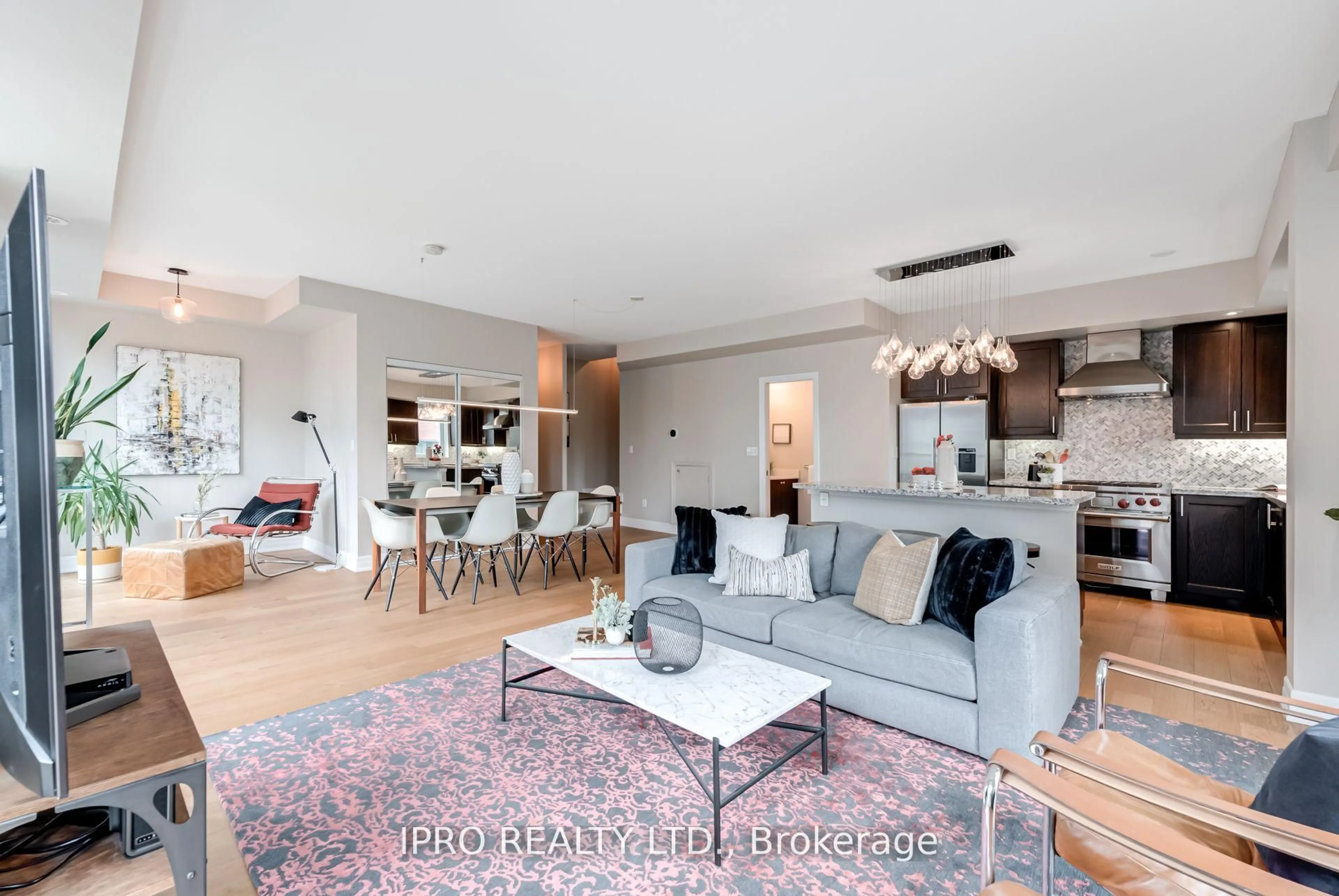 Living room with furniture, unknown for 15 Sousa Mendes St #103, Toronto Ontario M6P 0A9