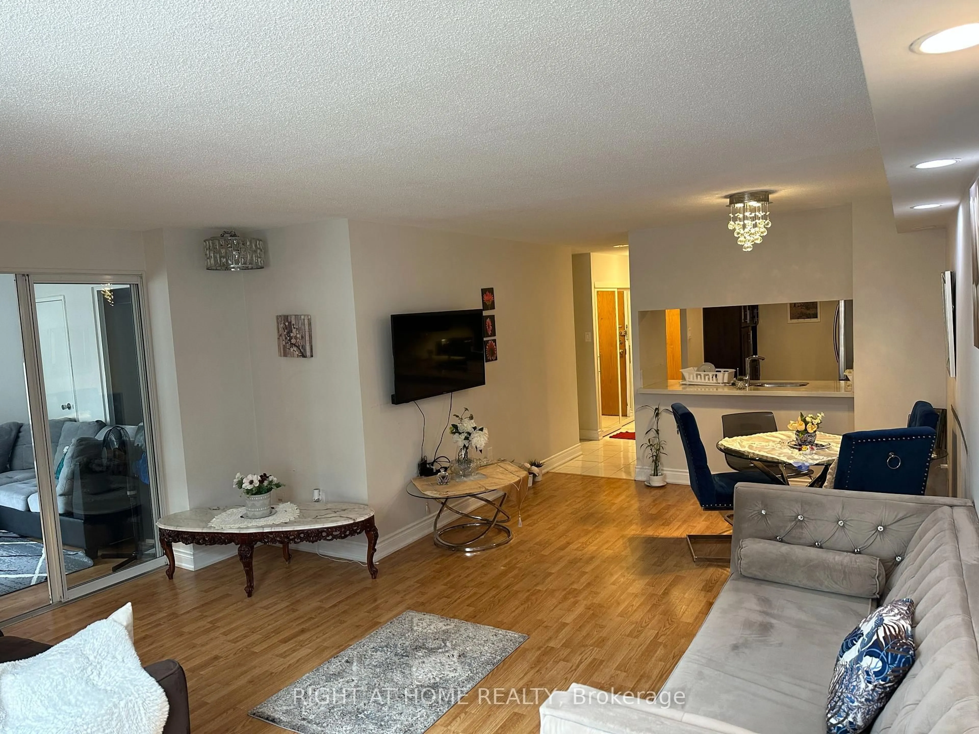 Living room with furniture, unknown for 300 Webb Dr #1406, Mississauga Ontario L5B 3W3