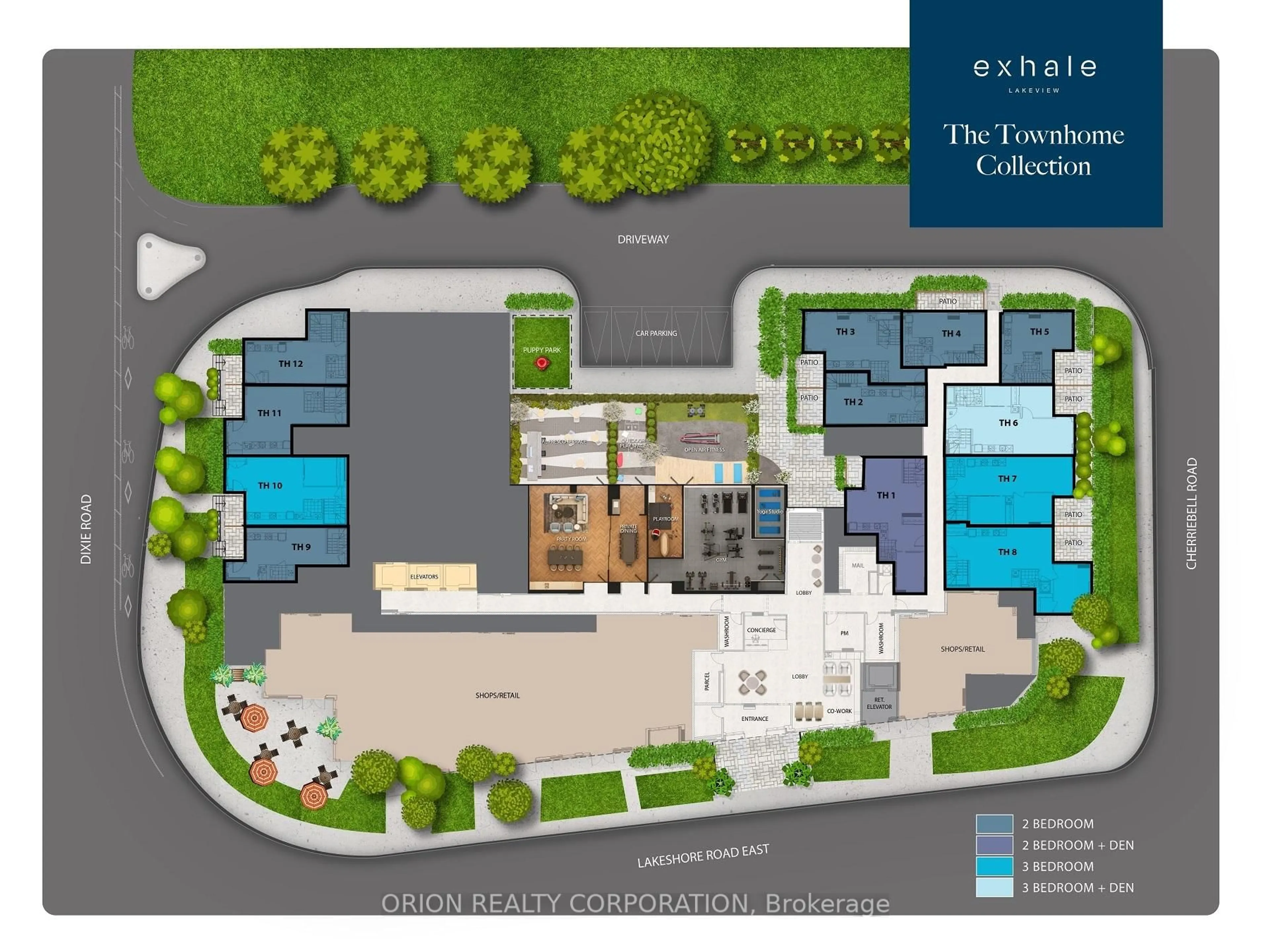 Floor plan for 1381 Lakeshore Rd #TH103, Mississauga Ontario L5E 1G6