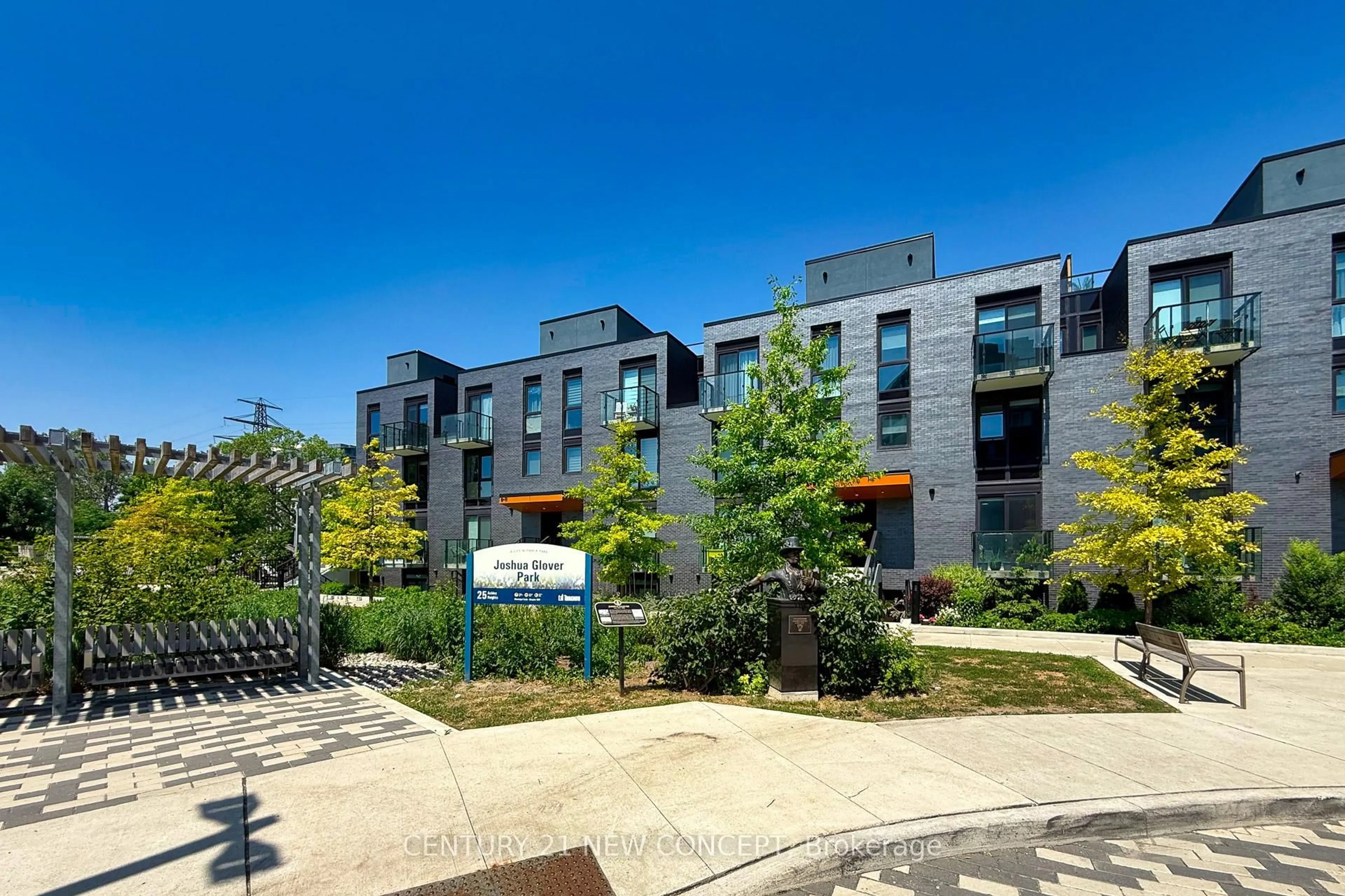 A pic from outside/outdoor area/front of a property/back of a property/a pic from drone, unknown for 10 Brin Dr #TH19, Toronto Ontario M8X 0B3