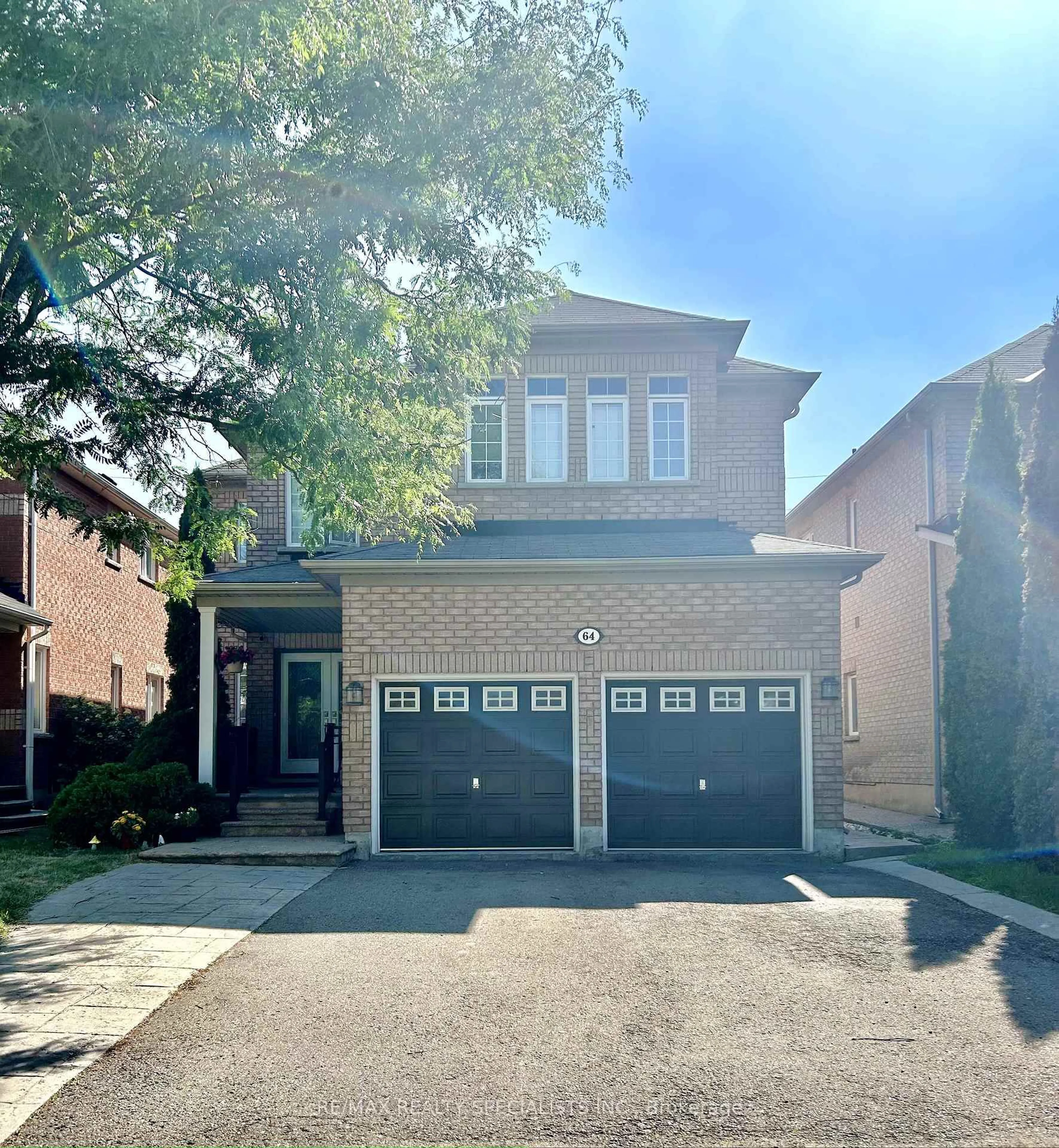 Home with brick exterior material, street for 64 Mossgrove Cres, Brampton Ontario L7A 3E6