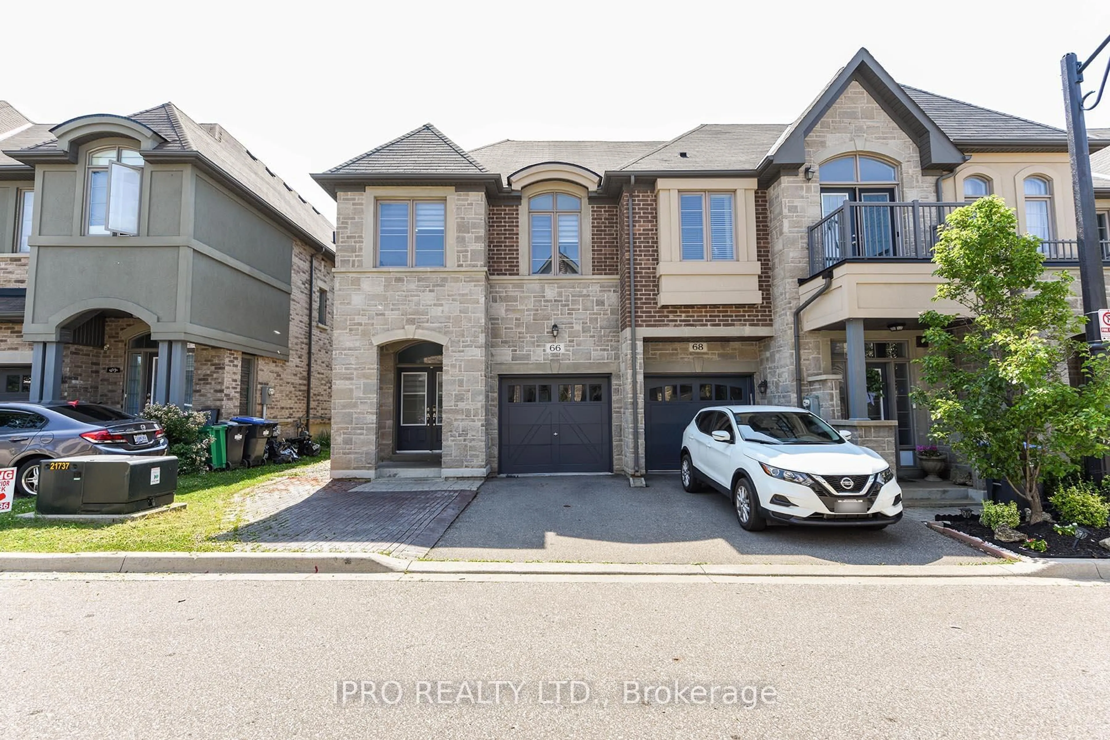 Home with brick exterior material, street for 66 Gammon Cres, Brampton Ontario L6Y 6B7