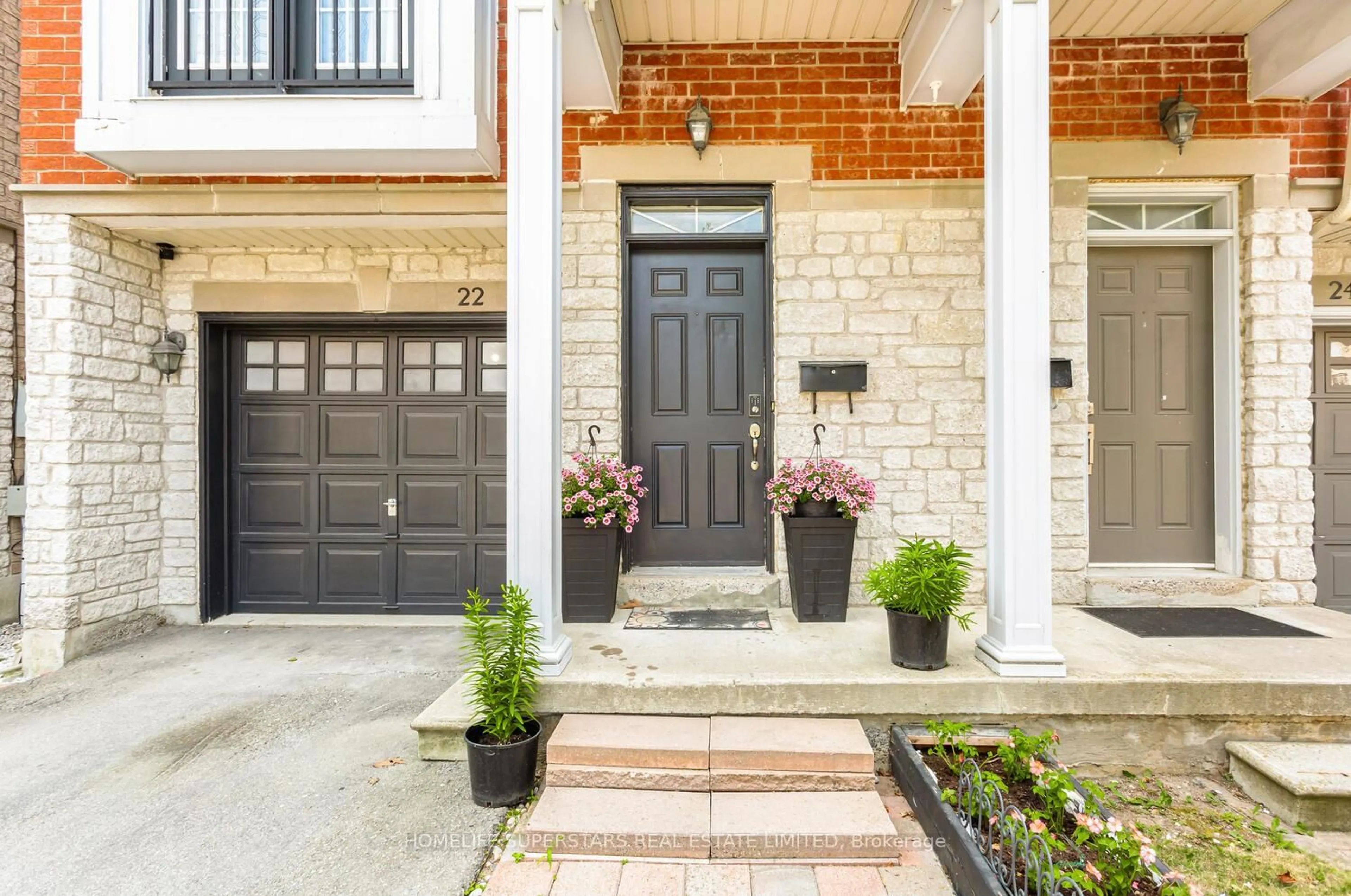Home with brick exterior material, street for 22 Lambrinos Lane, Toronto Ontario M3N 0A1