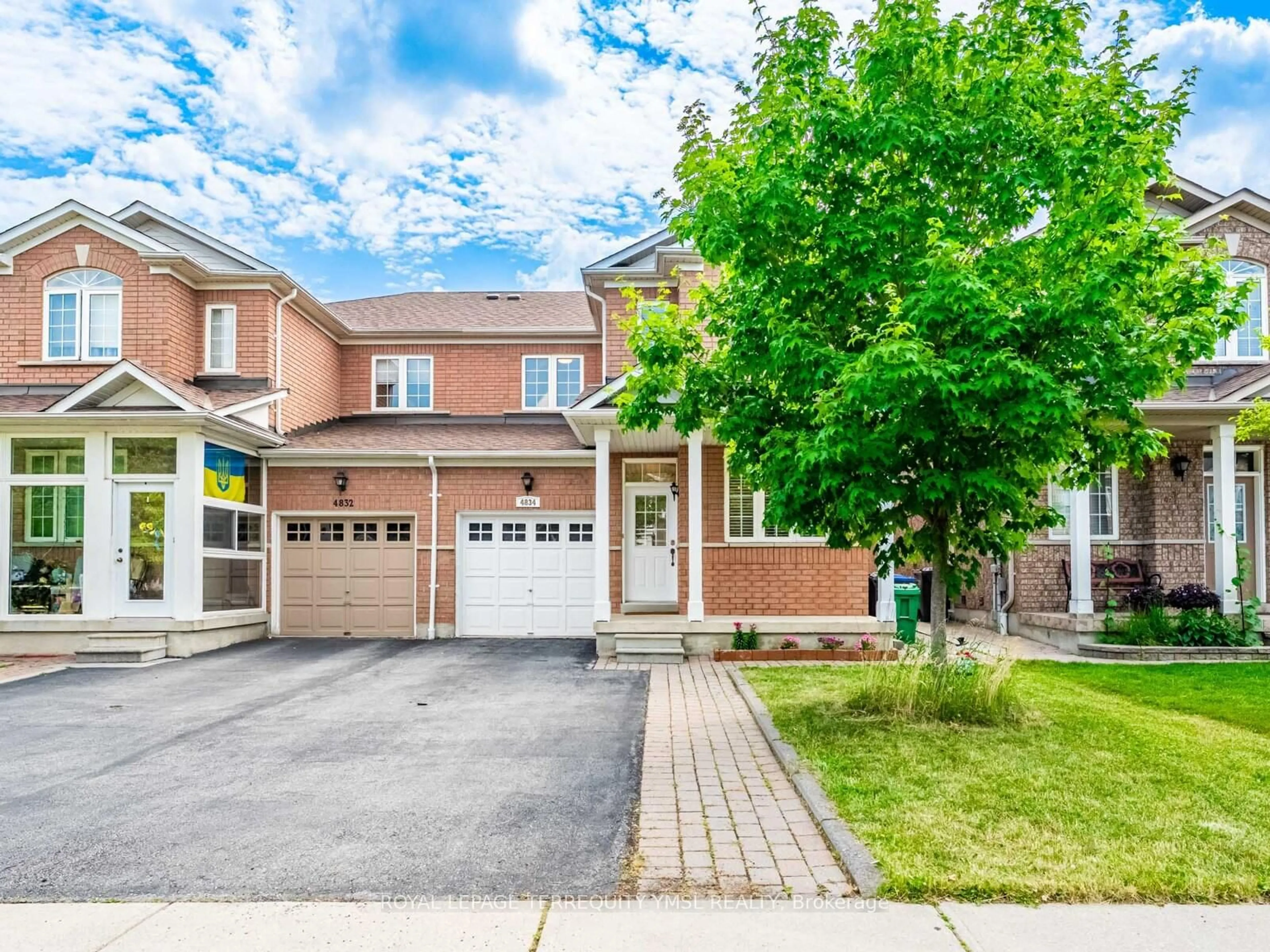 Home with brick exterior material, street for 4834 Yorkshire Ave, Mississauga Ontario L4Z 4G8