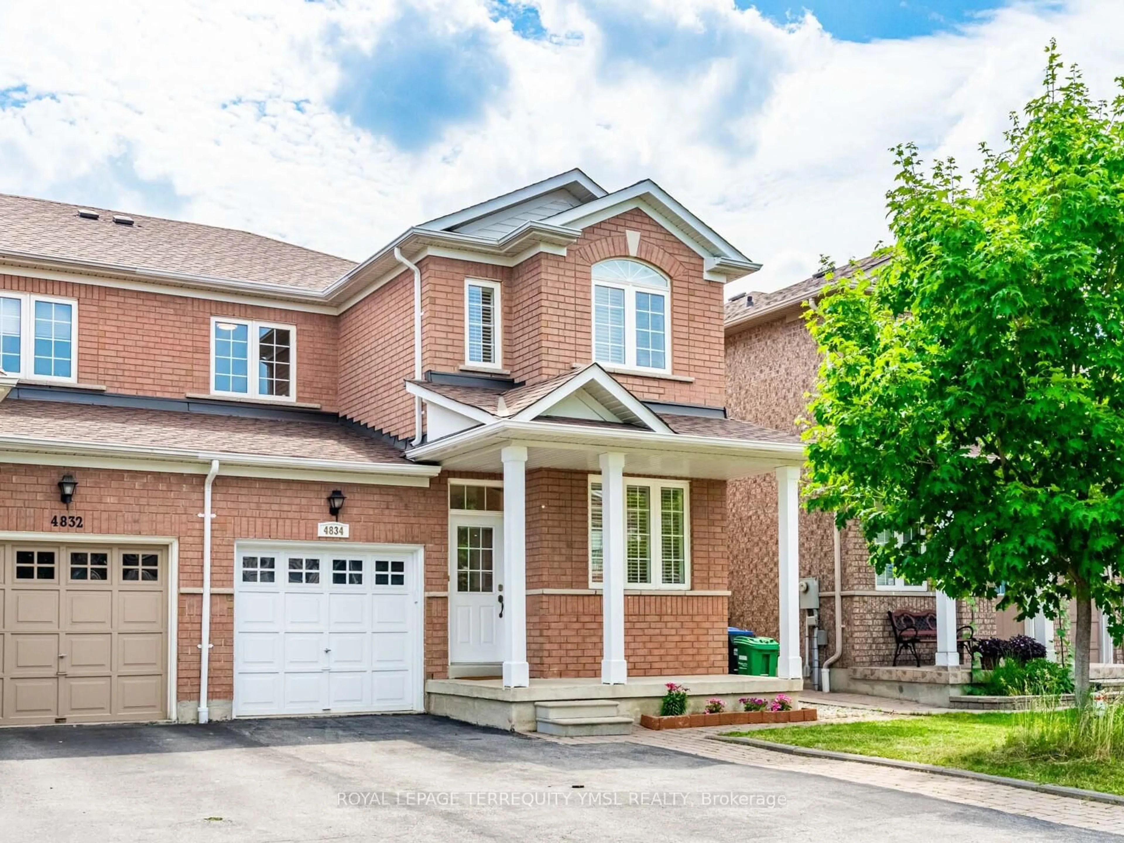 Home with brick exterior material, street for 4834 Yorkshire Ave, Mississauga Ontario L4Z 4G8