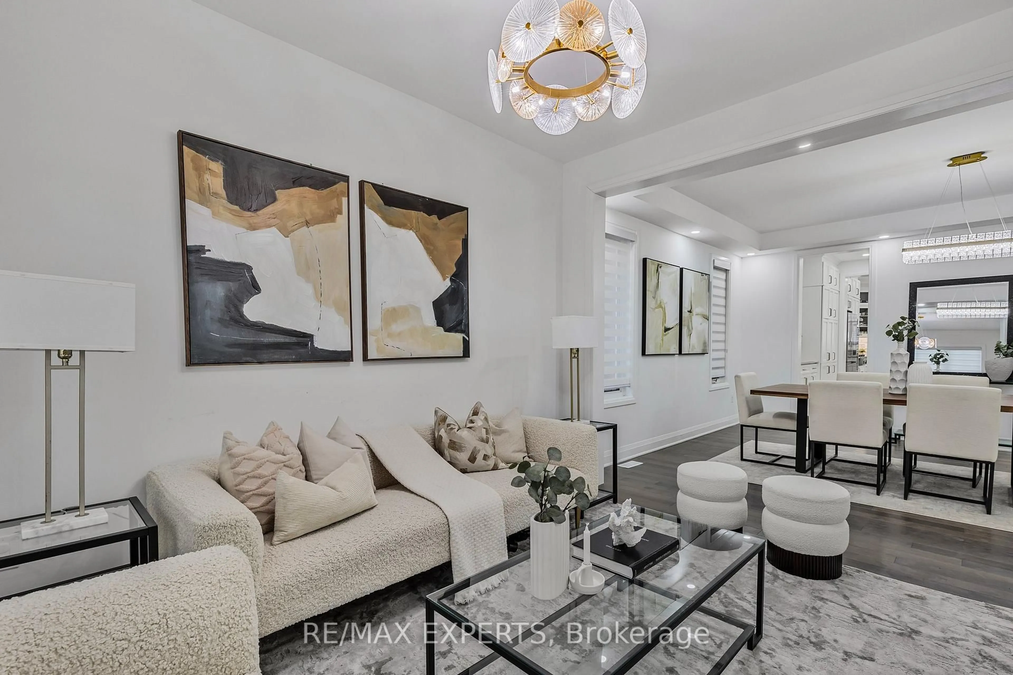 Living room with furniture, unknown for 1411 Lobelia Cresent Cres, Milton Ontario L9E 1X1