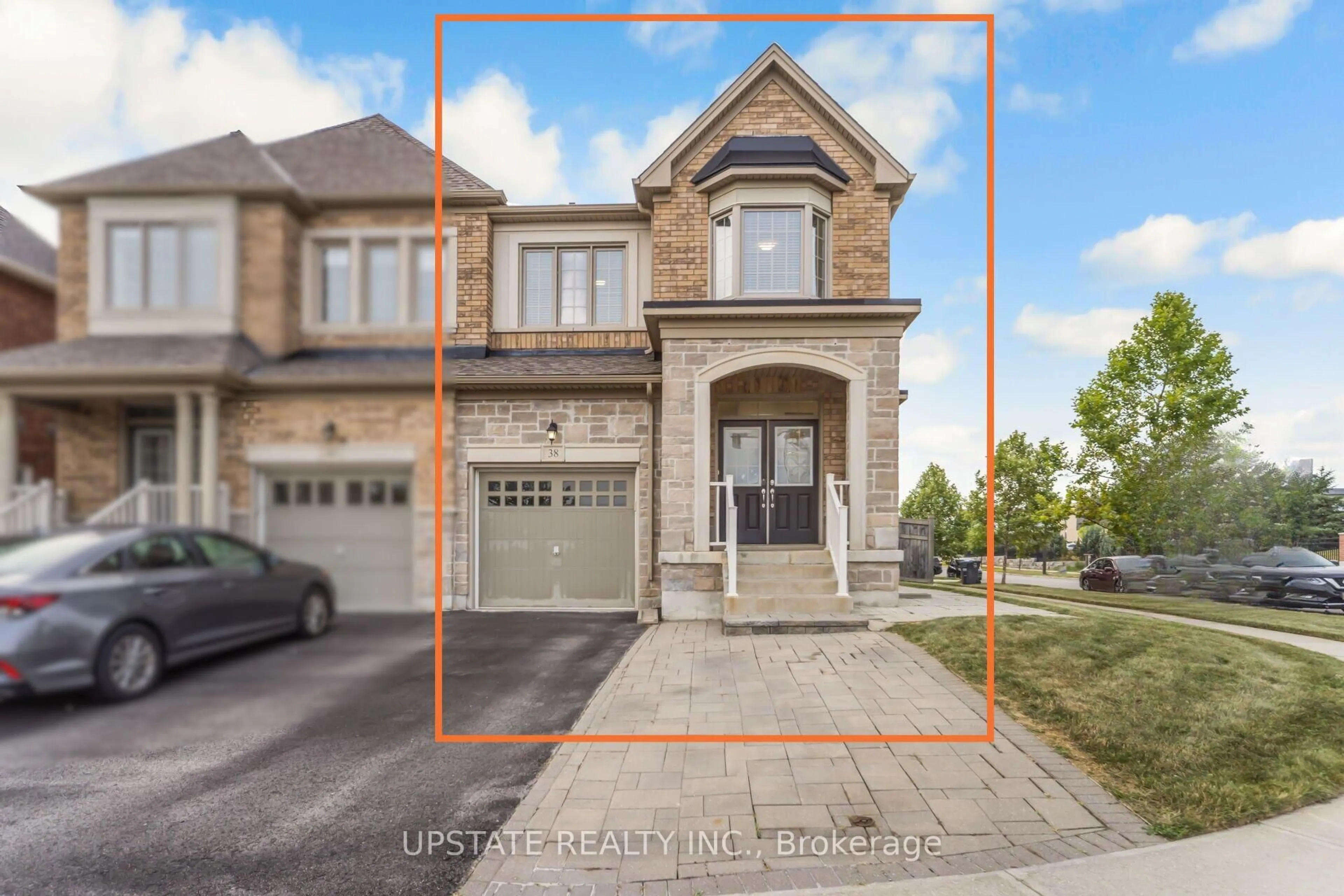 Home with brick exterior material, street for 38 Rising Hill Rdge, Brampton Ontario L6Y 6B5