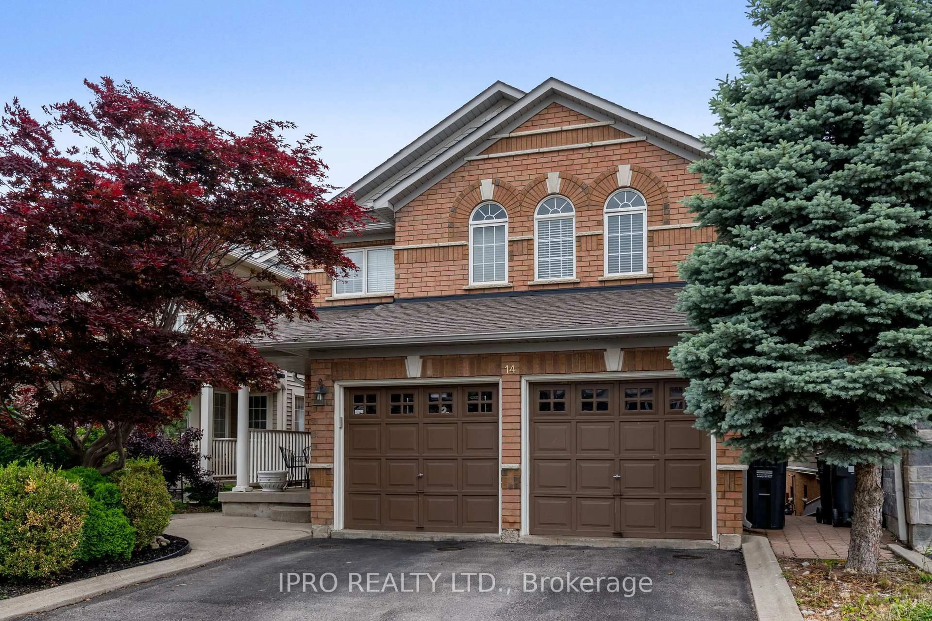 Home with brick exterior material, street for 14 Porchlight Rd, Brampton Ontario L6X 4S3