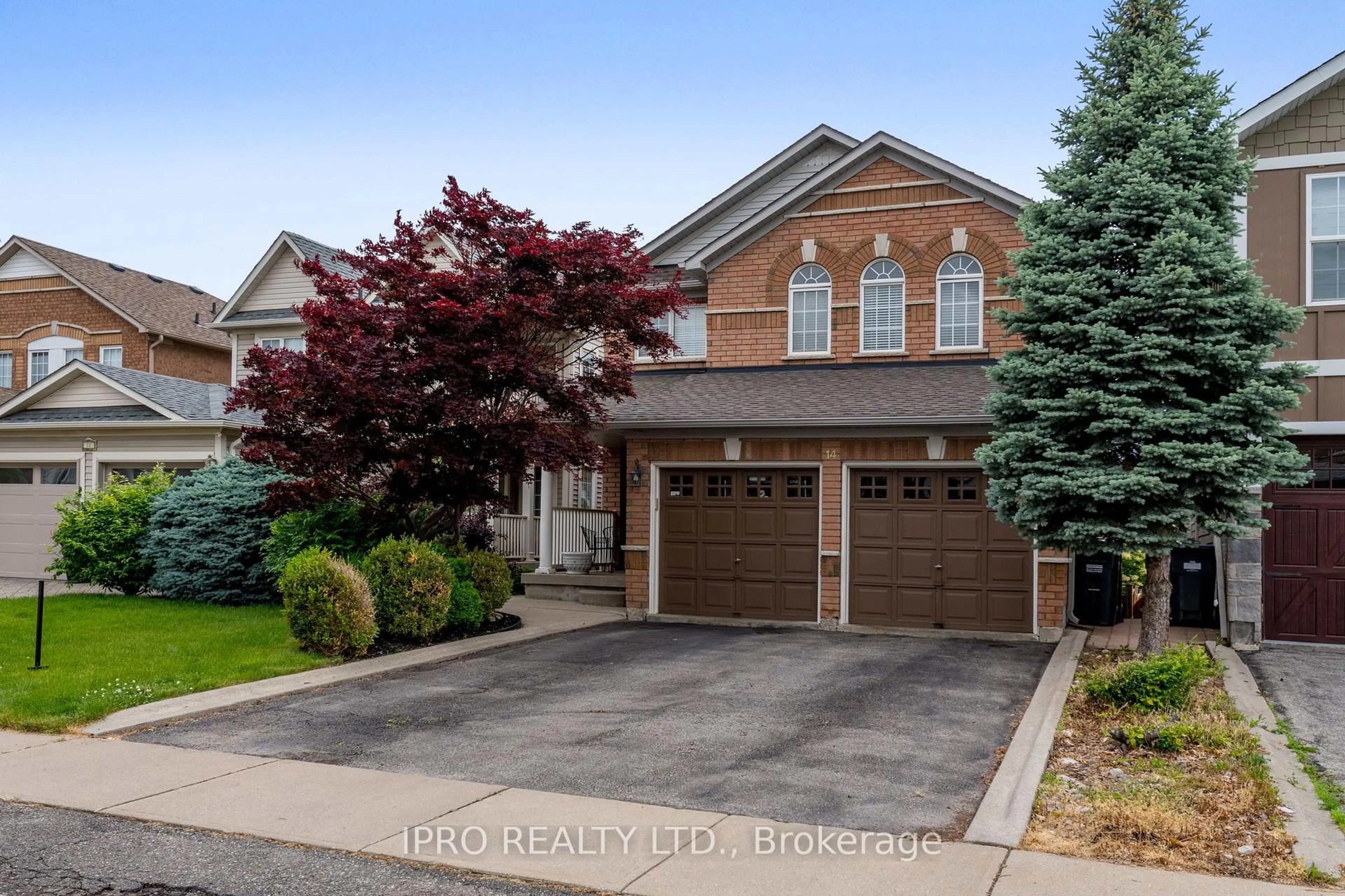Home with brick exterior material, street for 14 Porchlight Rd, Brampton Ontario L6X 4S3