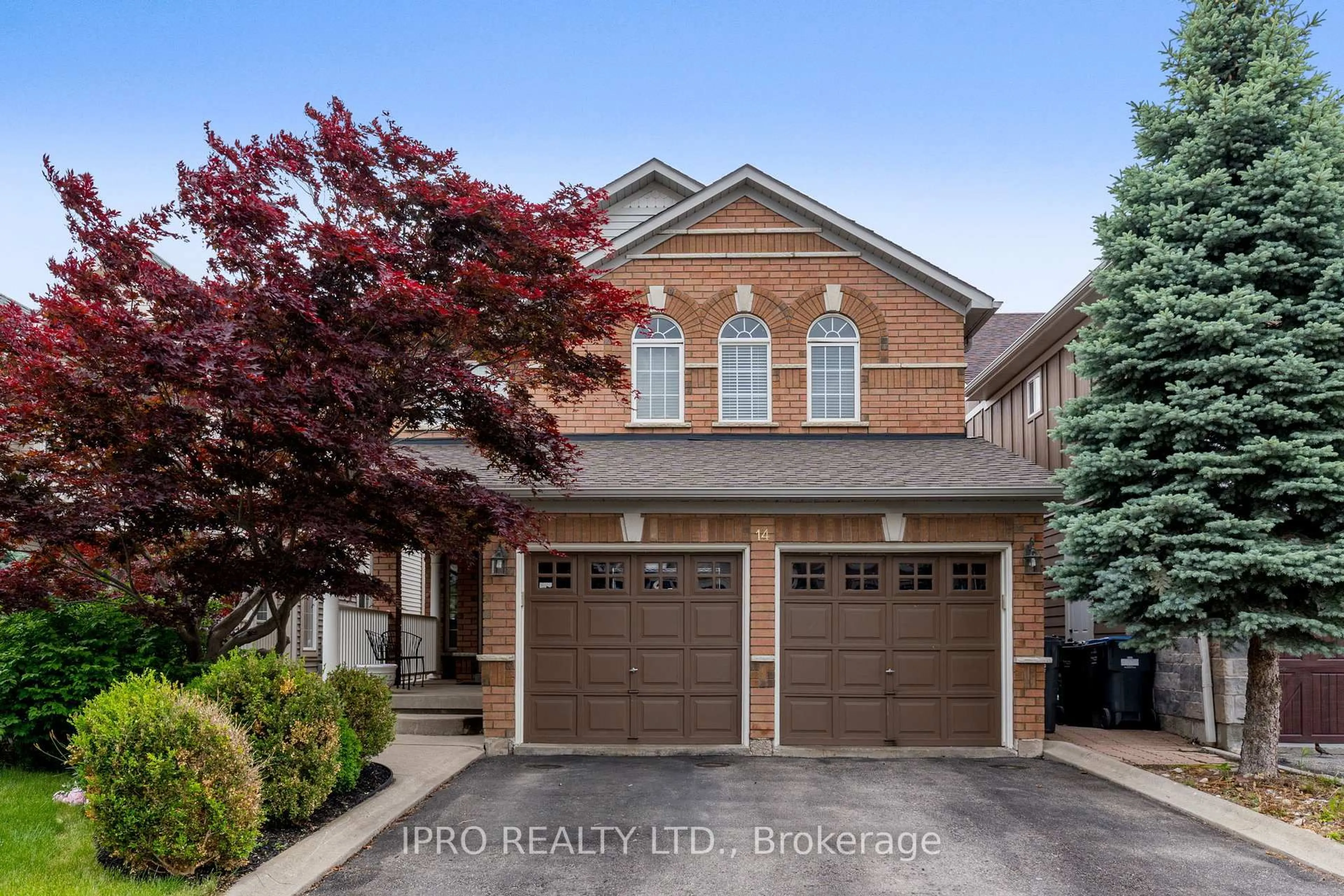 Home with brick exterior material, street for 14 Porchlight Rd, Brampton Ontario L6X 4S3