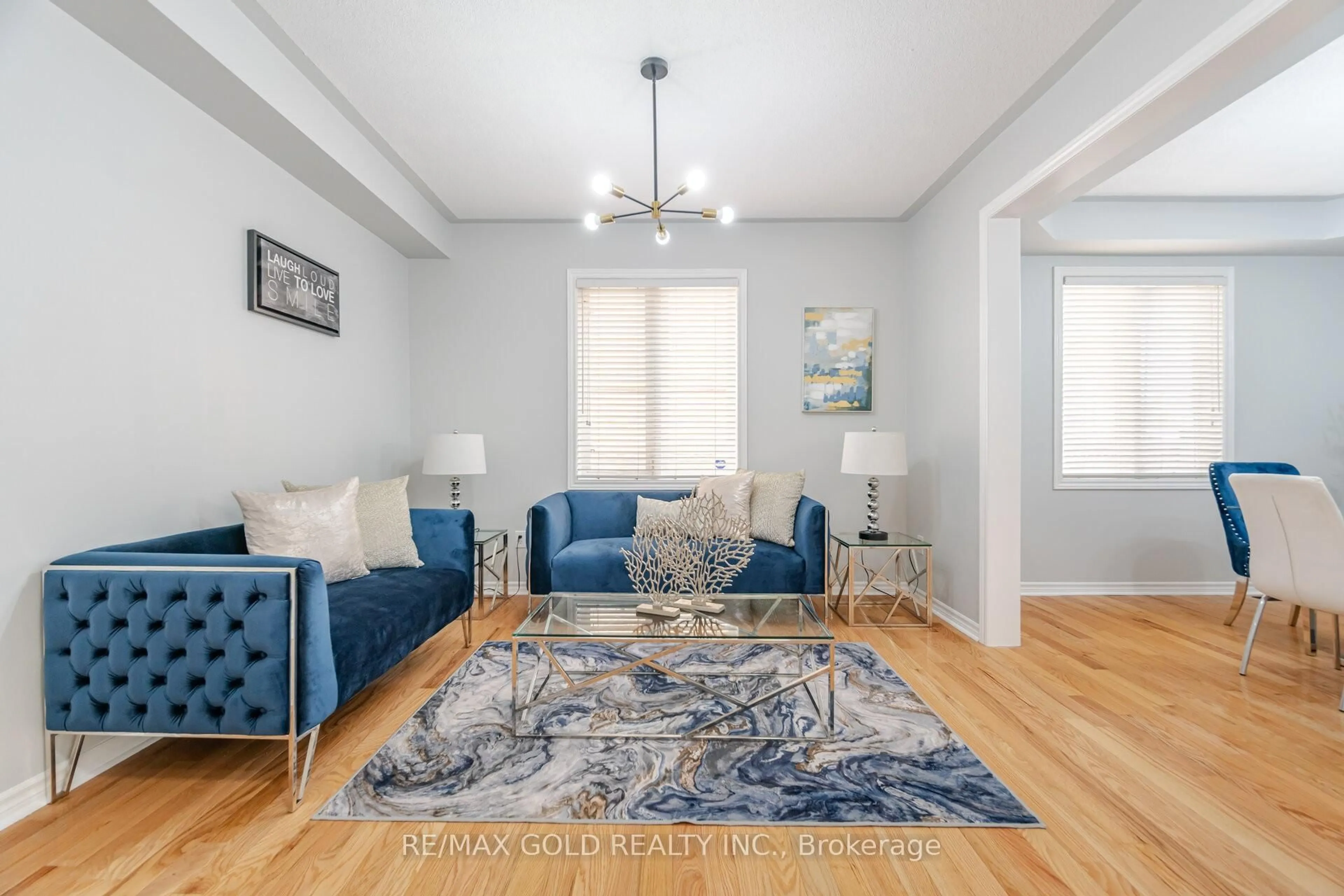 Living room with furniture, unknown for 53 Hoyle Dr, Brampton Ontario L6P 1T5