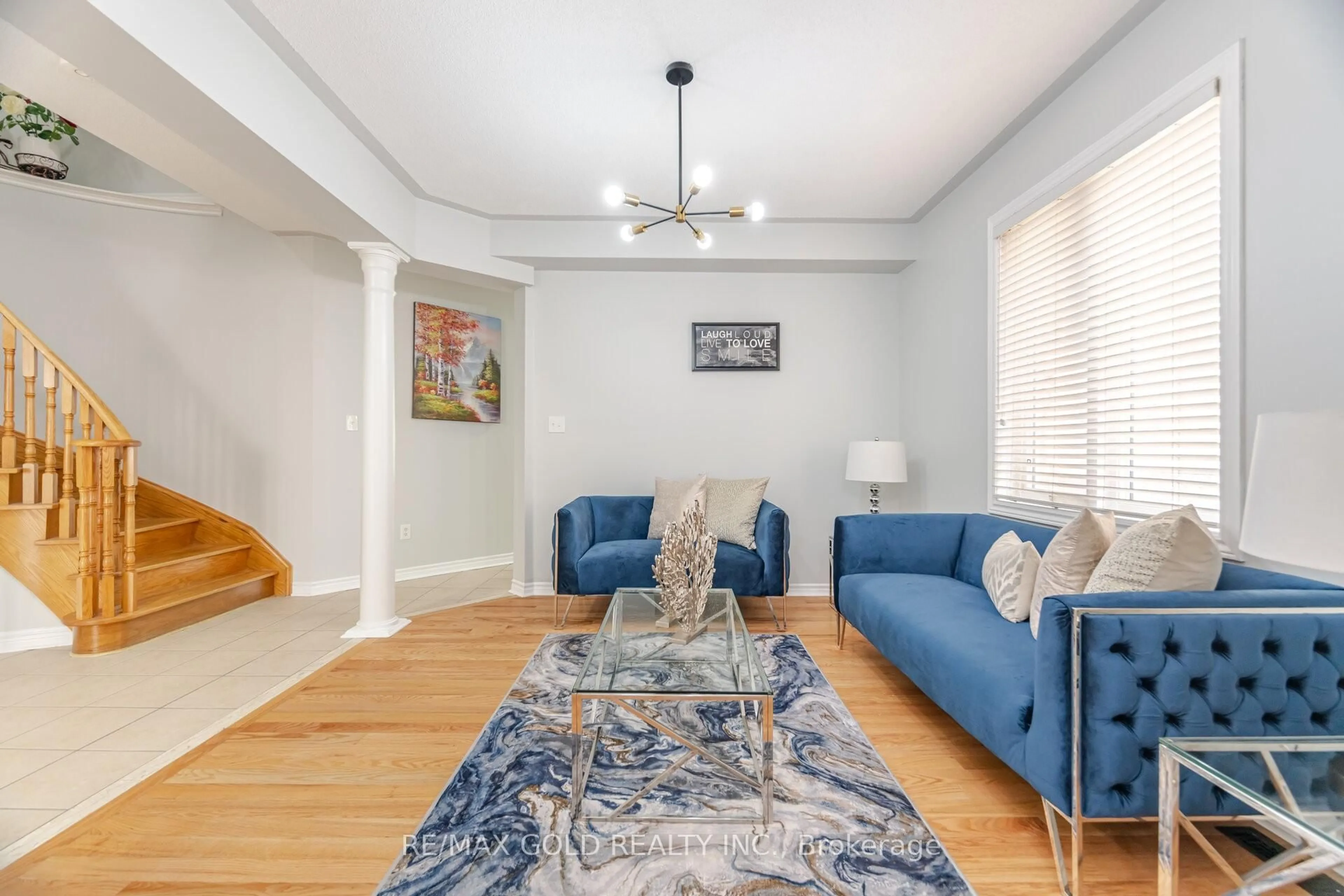 Living room with furniture, unknown for 53 Hoyle Dr, Brampton Ontario L6P 1T5