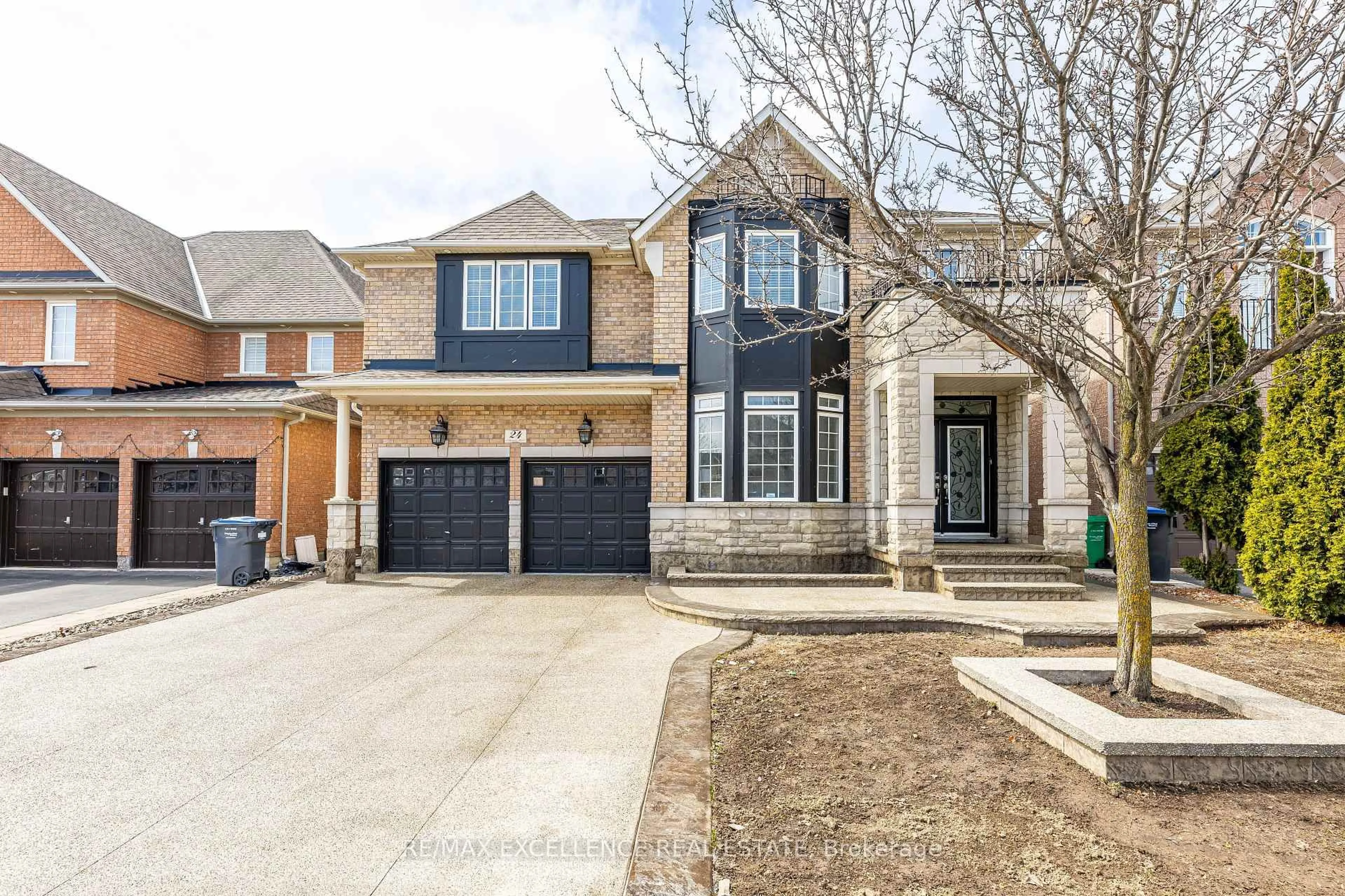 Home with brick exterior material, street for 24 DELMONICO Rd, Brampton Ontario L6R 2R2