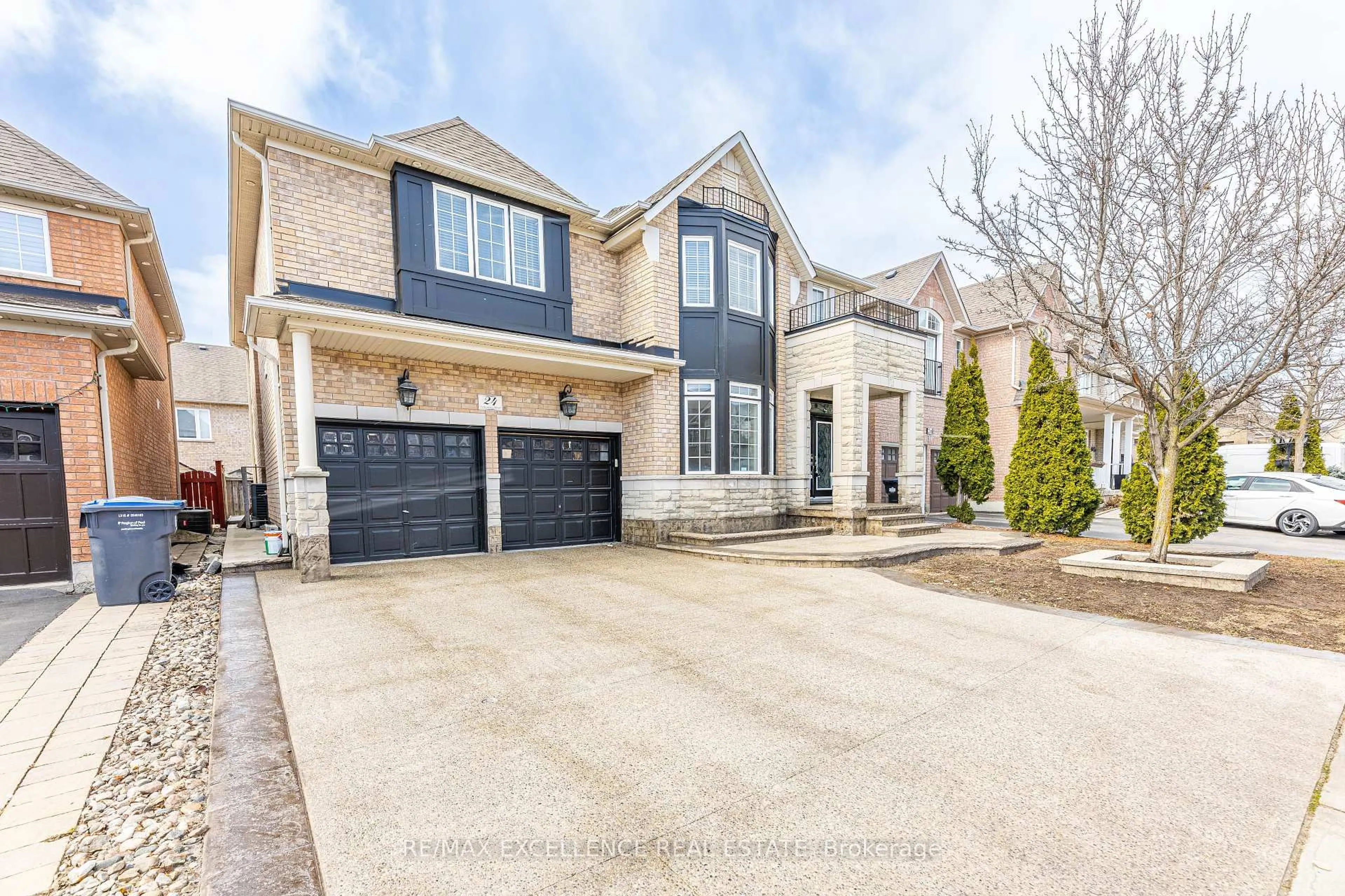 Home with brick exterior material, street for 24 DELMONICO Rd, Brampton Ontario L6R 2R2