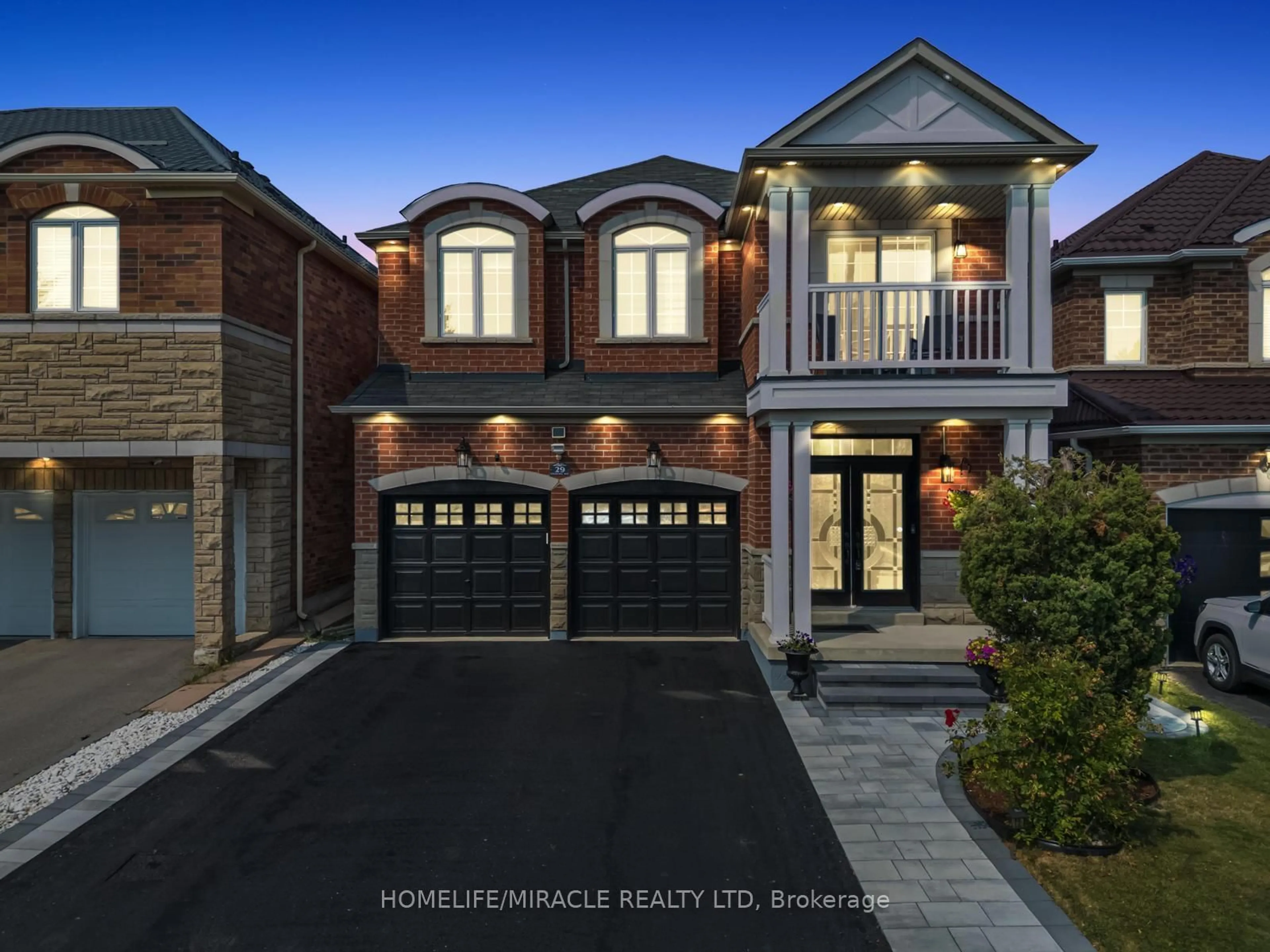 Home with brick exterior material, street for 29 Charcoal Way, Brampton Ontario L6Y 5P8
