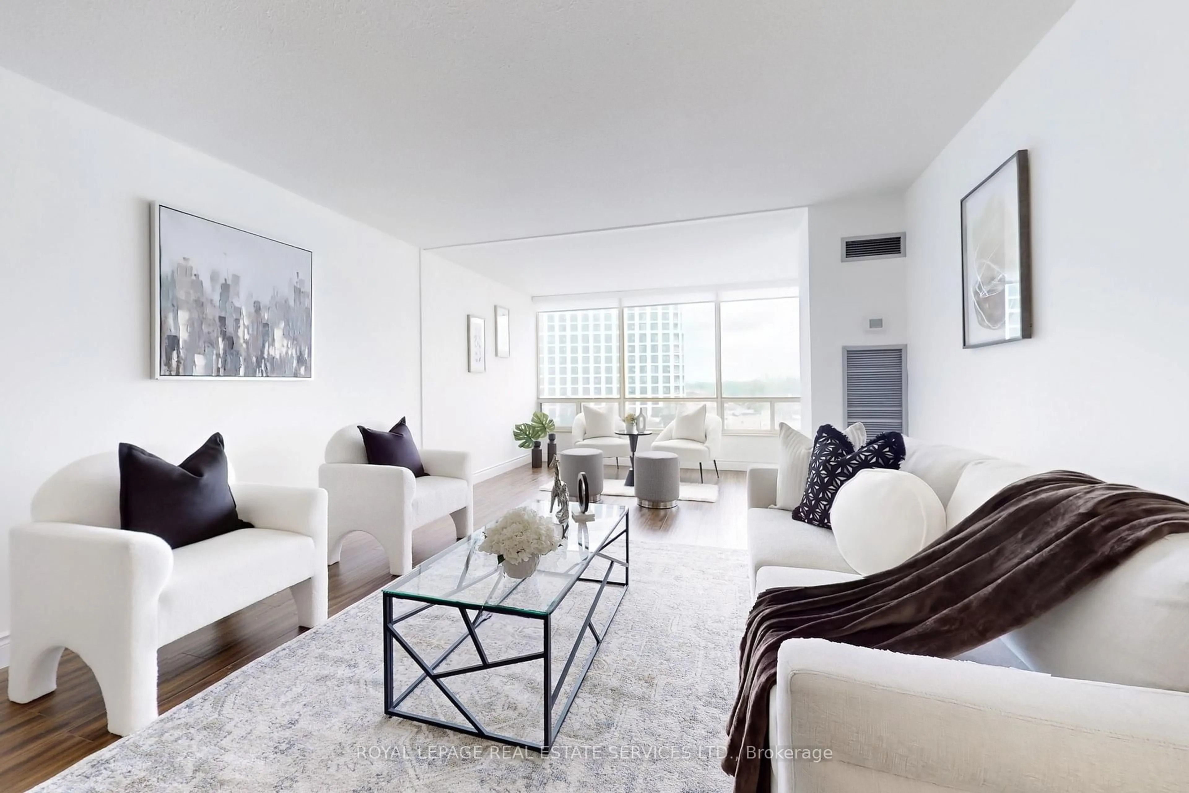 Living room with furniture, unknown for 1300 Islington Ave #1004, Toronto Ontario M9A 5C4