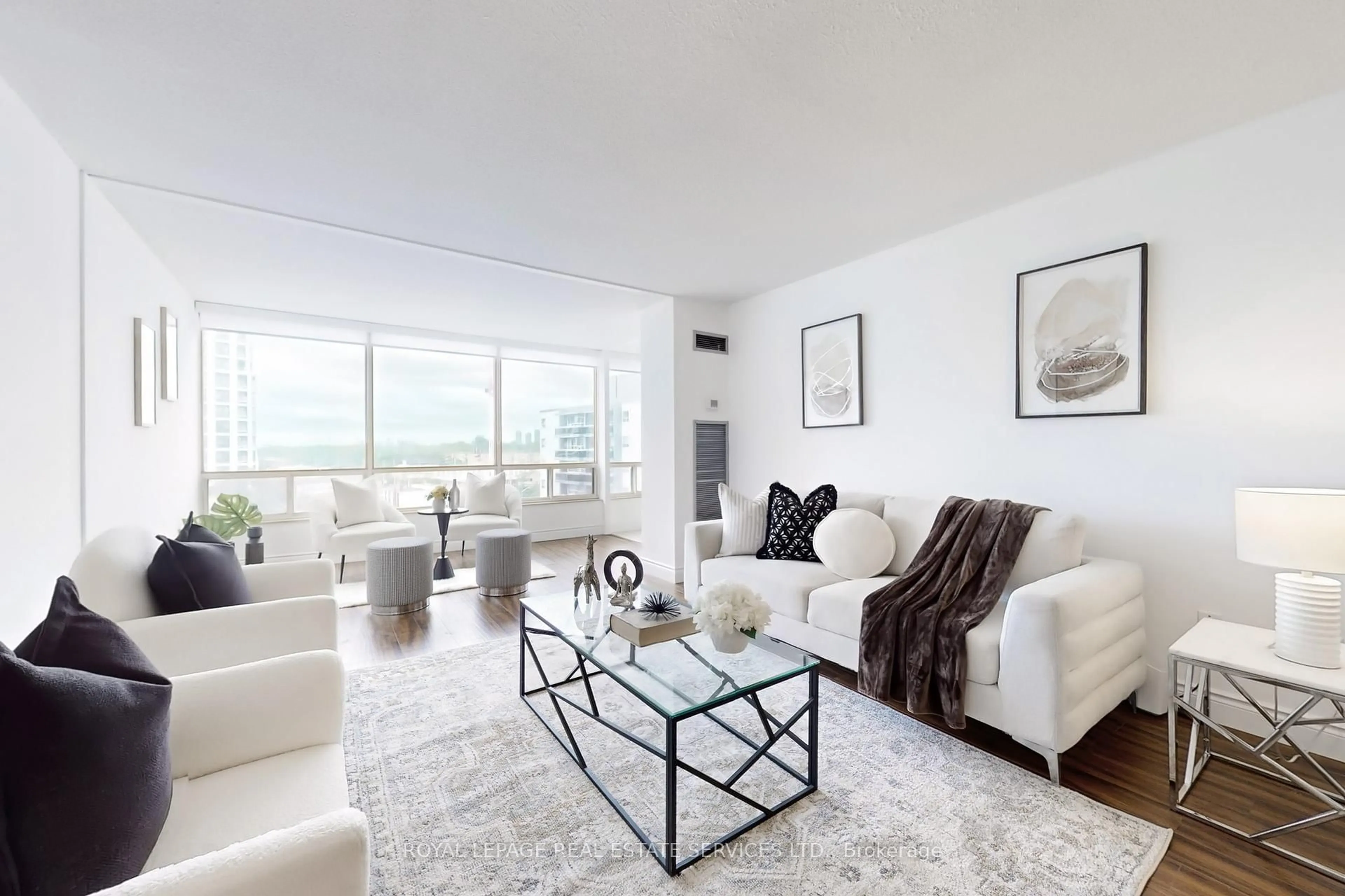 Living room with furniture, unknown for 1300 Islington Ave #1004, Toronto Ontario M9A 5C4