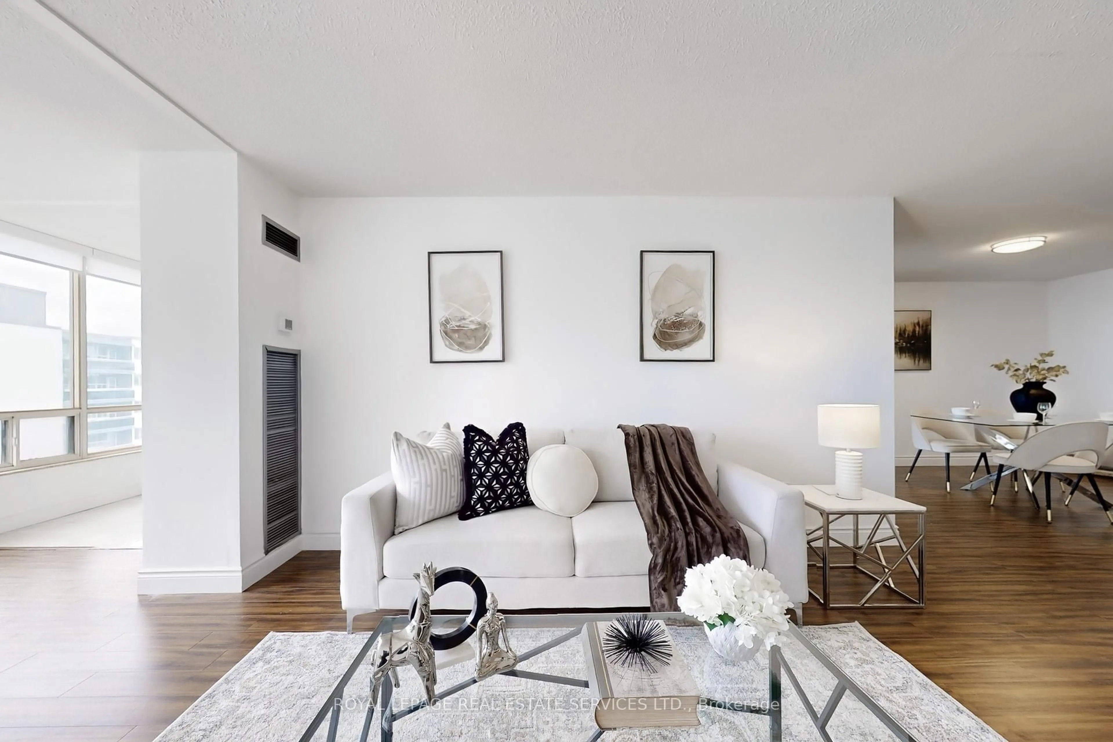 Living room with furniture, unknown for 1300 Islington Ave #1004, Toronto Ontario M9A 5C4