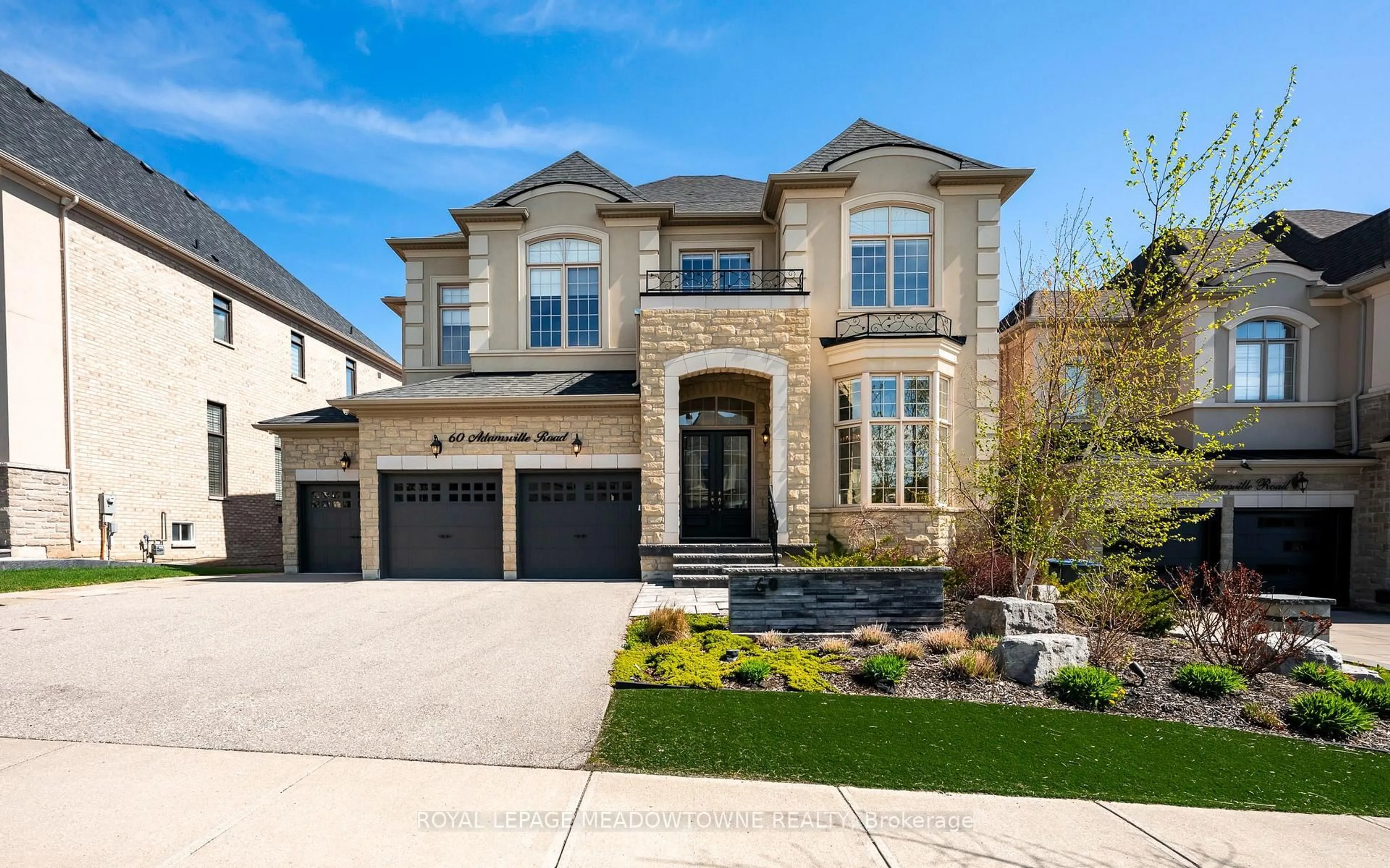 Home with brick exterior material, street for 60 Adamsville Rd, Brampton Ontario L6X 2X4
