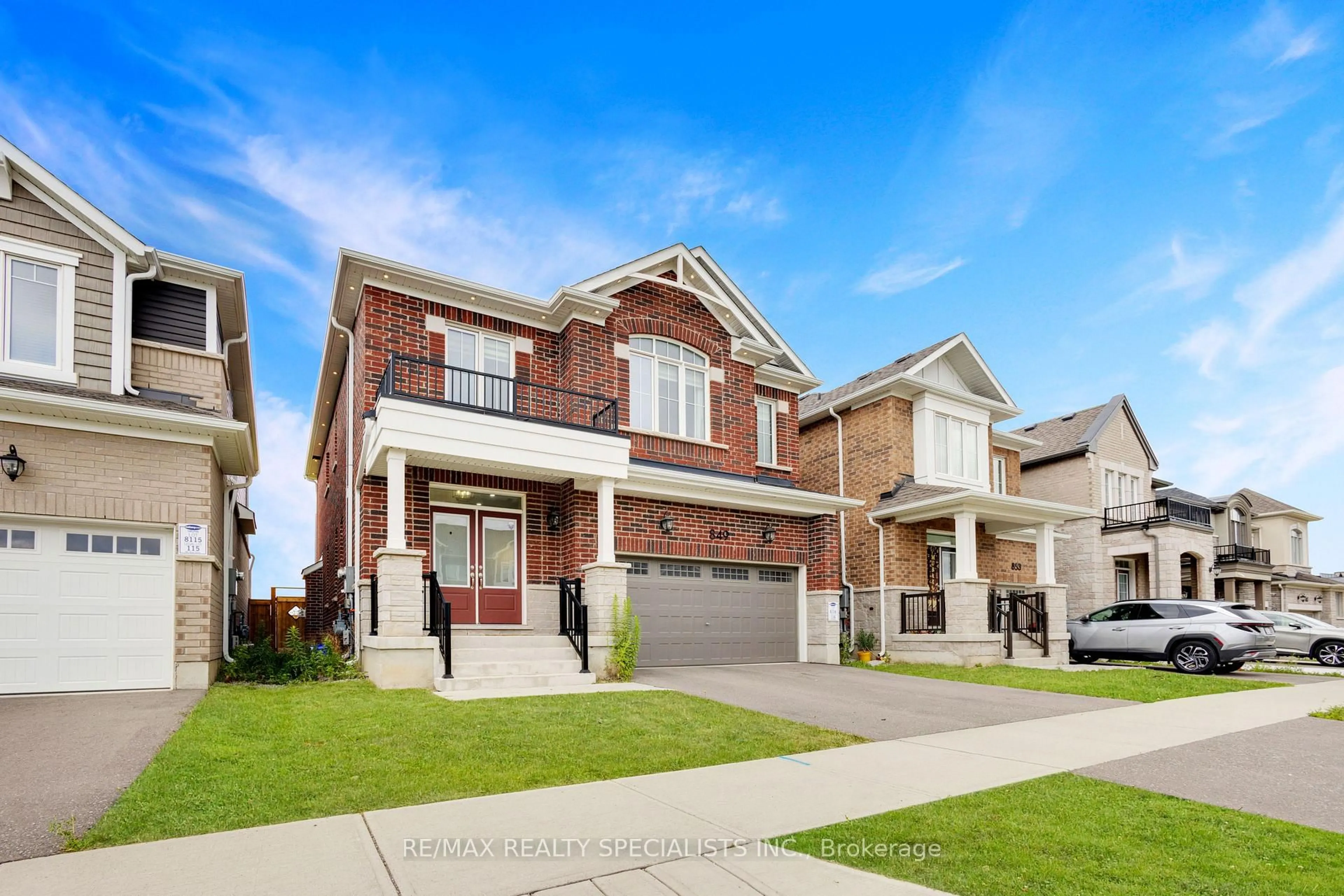 Home with brick exterior material, street for 849 Aspen Terr, Milton Ontario L9E 1S2