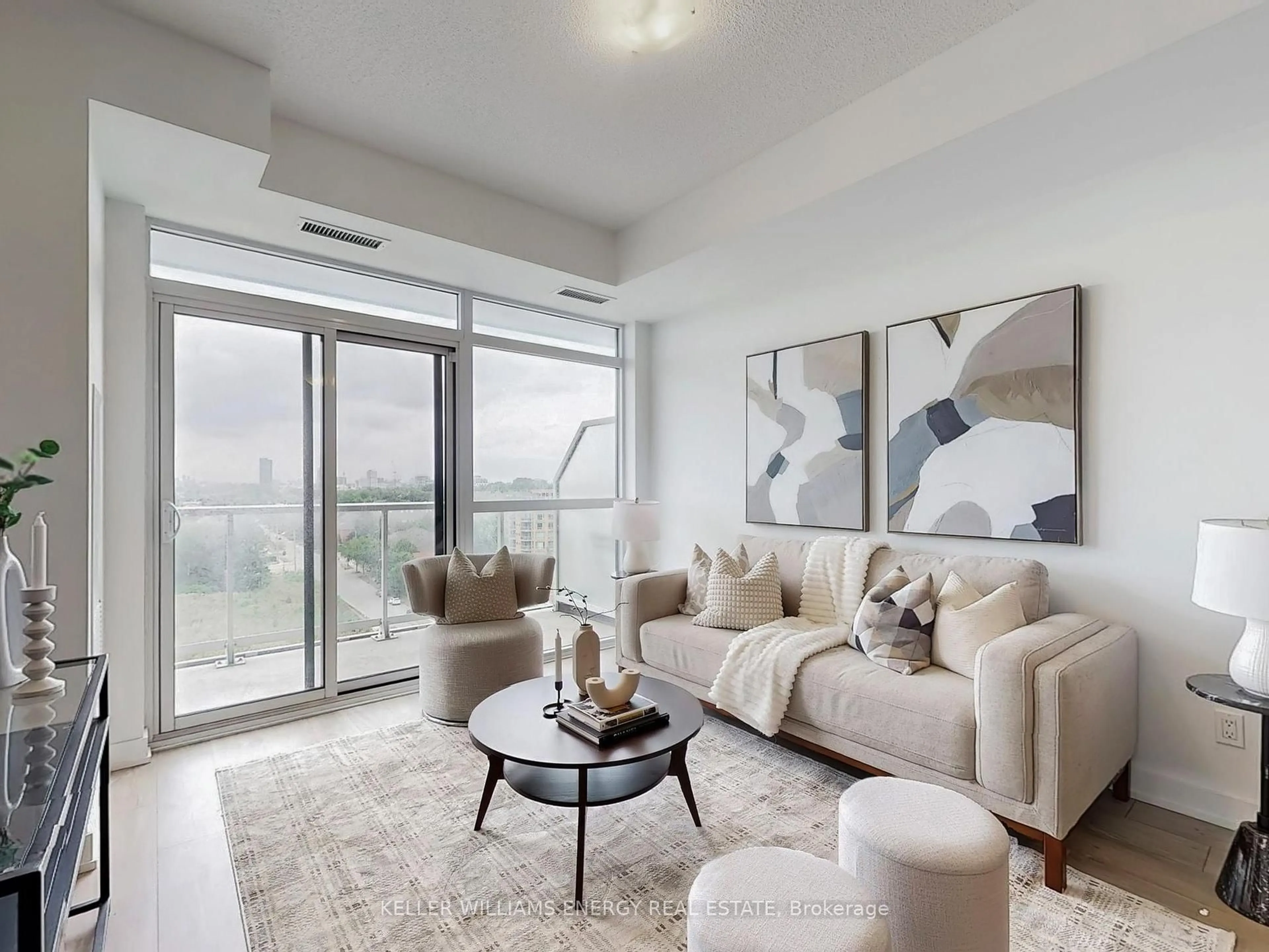 Living room with furniture, unknown for 251 Manitoba St #1021, Toronto Ontario M8Y 0C7