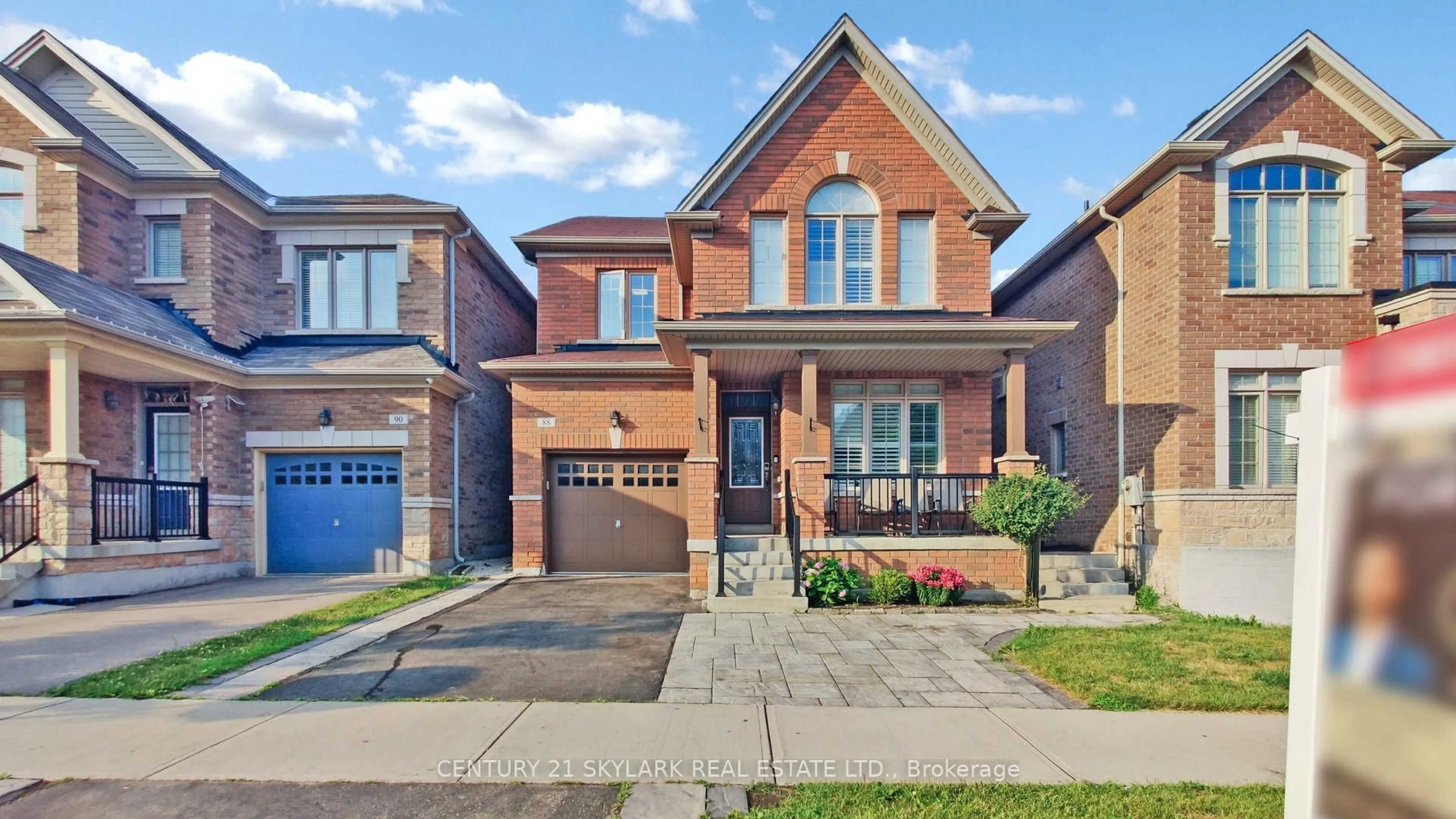 Home with brick exterior material, street for 88 Zelda Rd, Brampton Ontario L6R 3V4