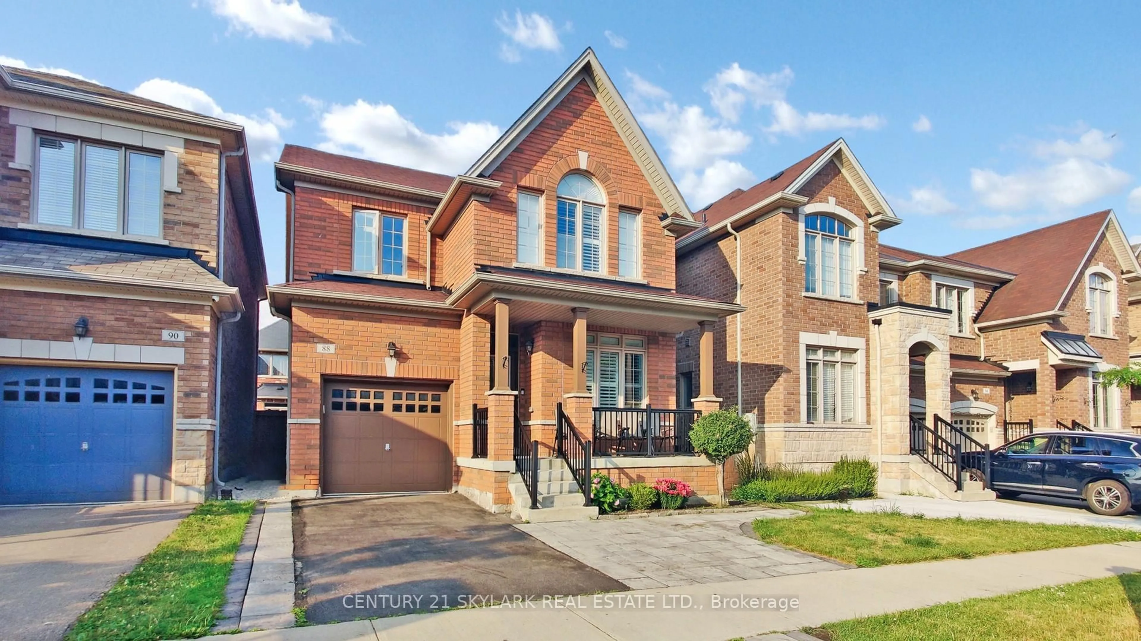 Home with brick exterior material, street for 88 Zelda Rd, Brampton Ontario L6R 3V4