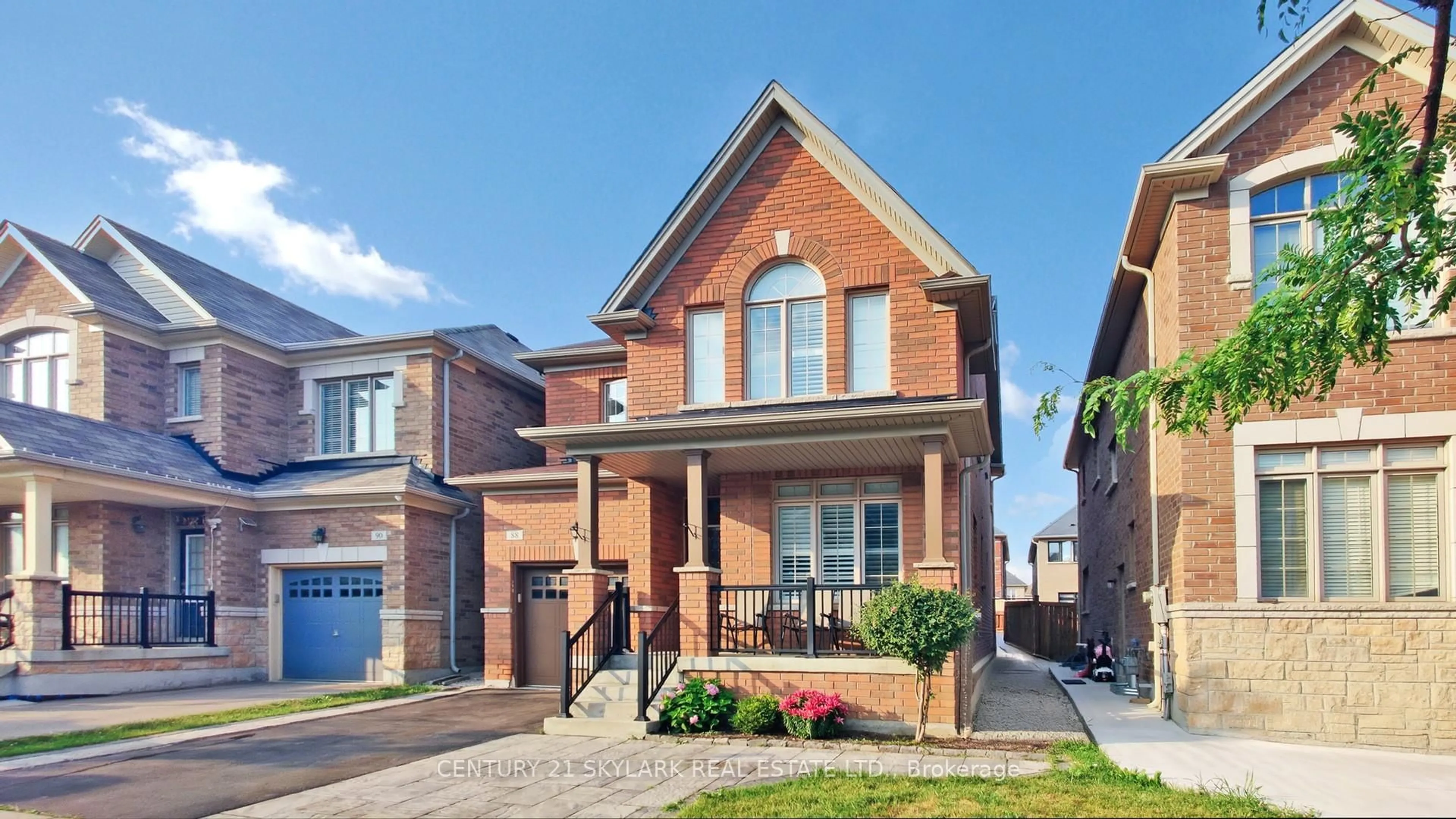 Home with brick exterior material, street for 88 Zelda Rd, Brampton Ontario L6R 3V4