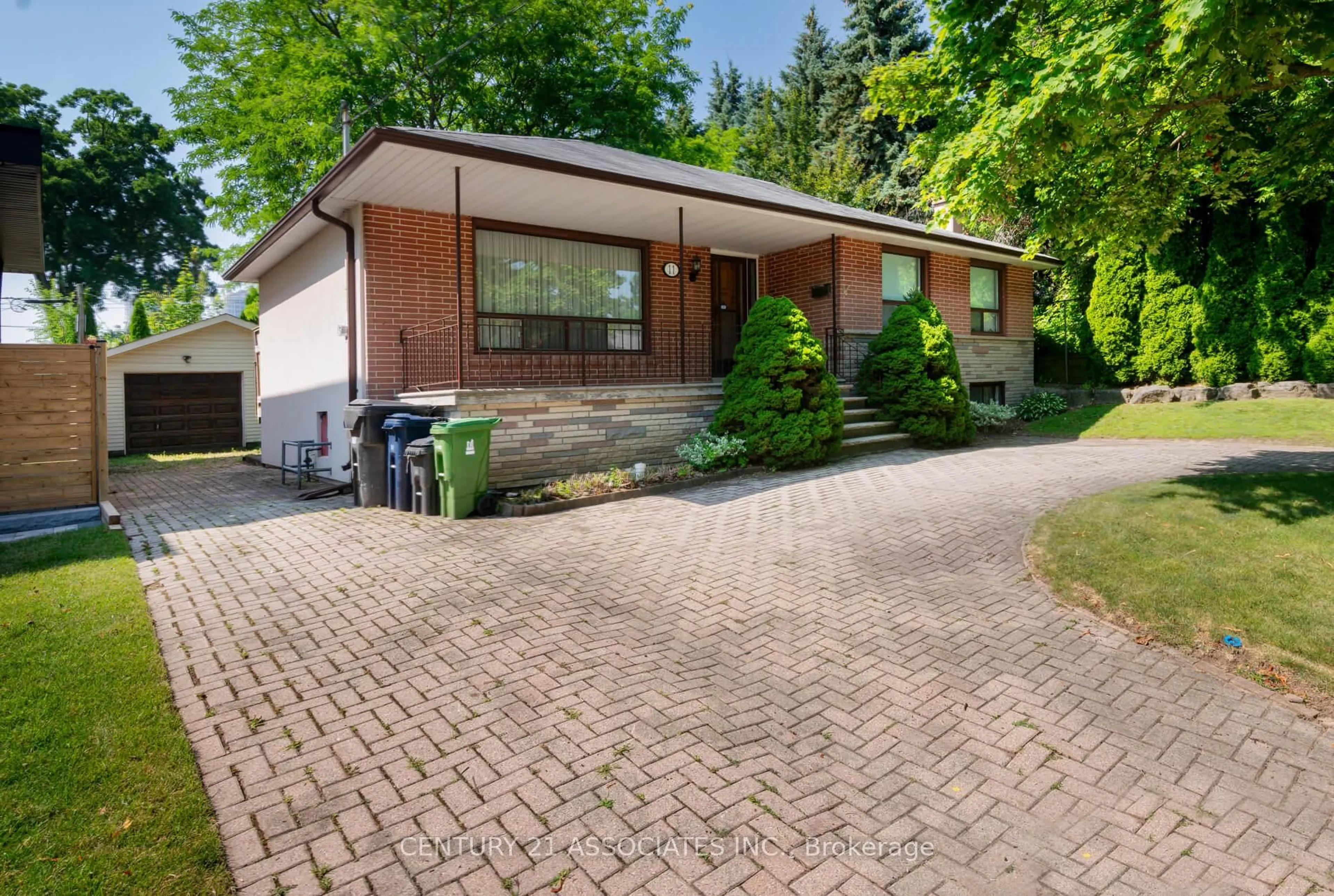 Home with brick exterior material, street for 11 Drury Lane, Toronto Ontario M9P 1P8
