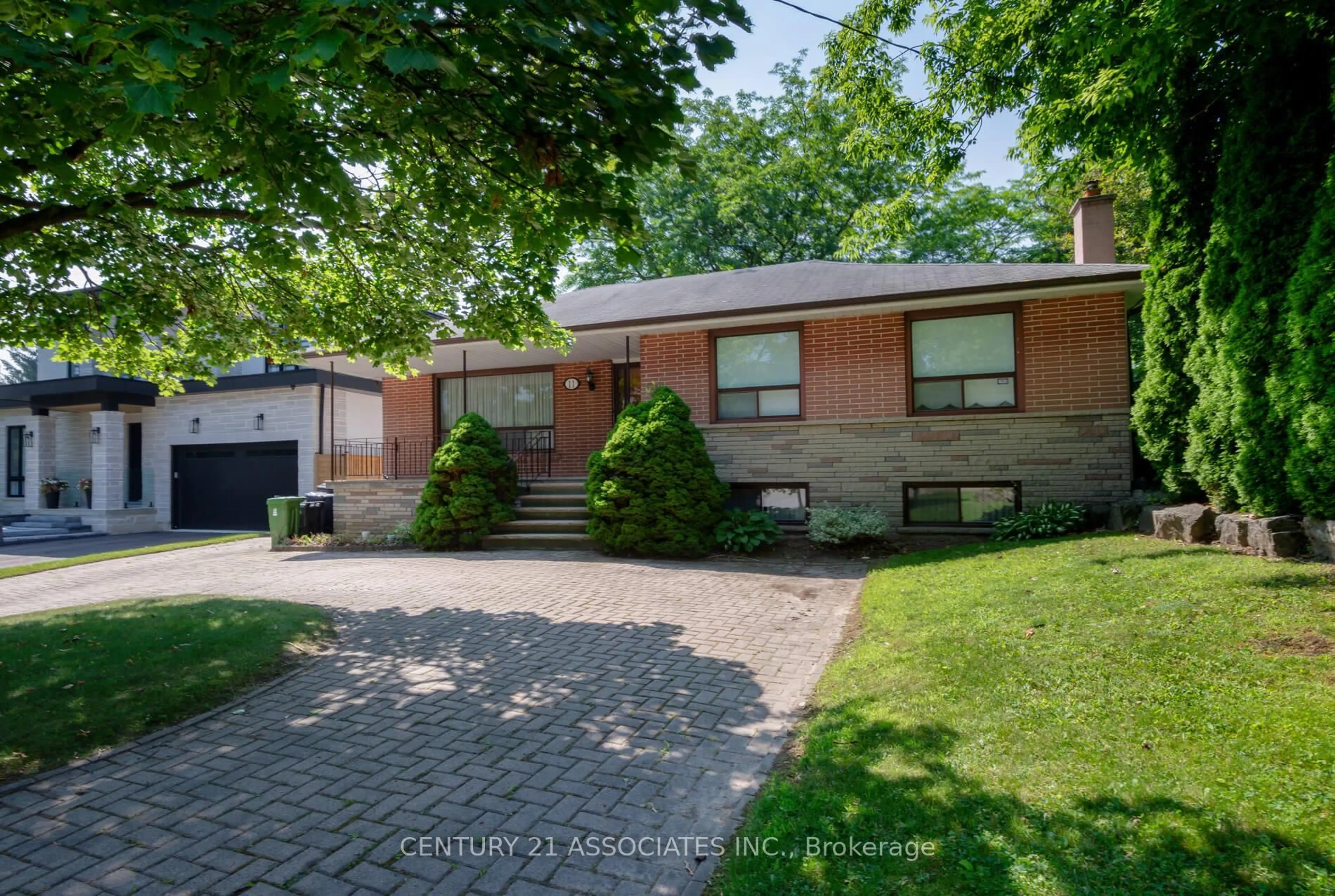 Home with brick exterior material, street for 11 Drury Lane, Toronto Ontario M9P 1P8