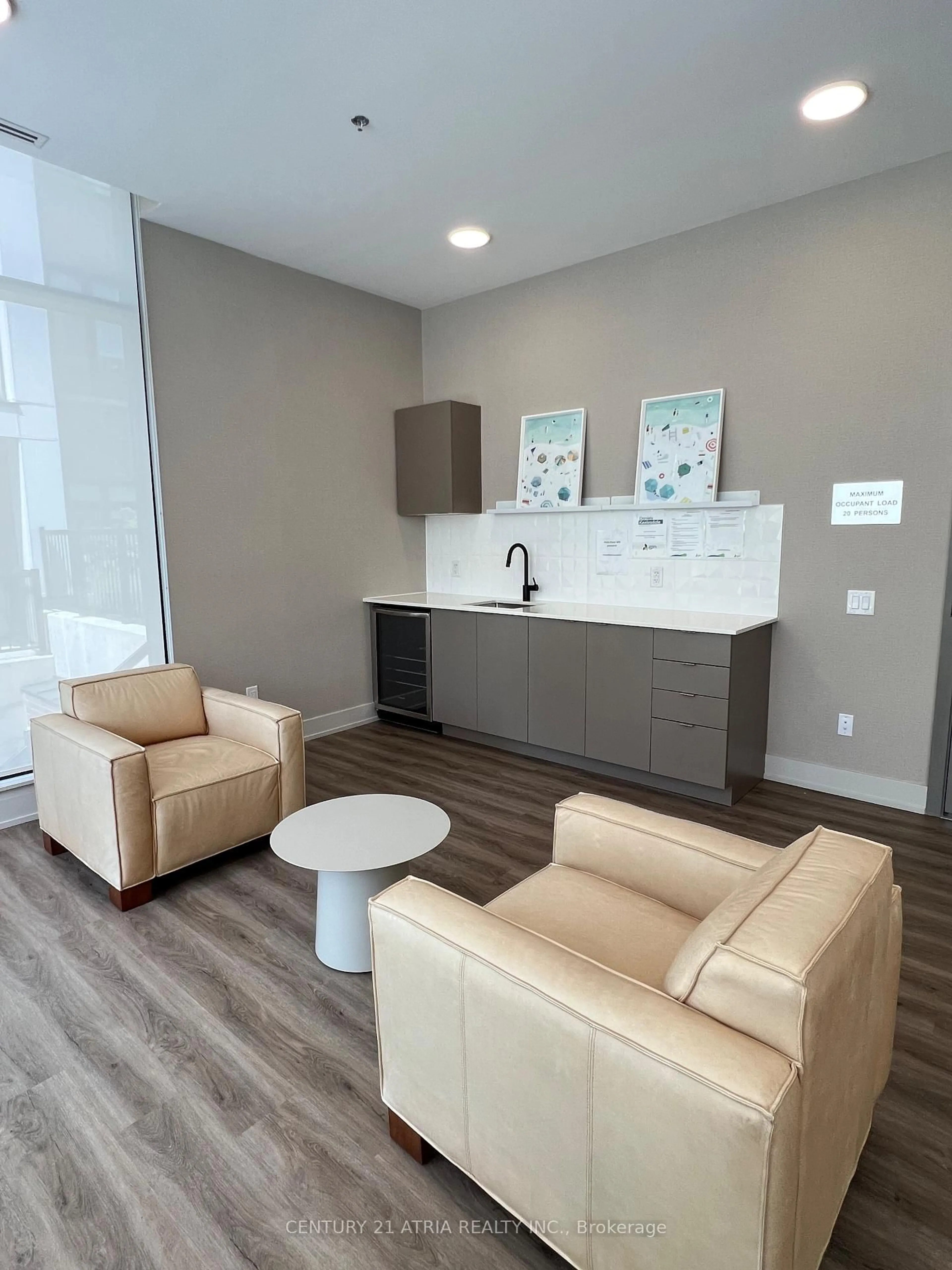 Living room with furniture, unknown for 135 Canon Jackson Dr #302, Toronto Ontario M6M 0C3