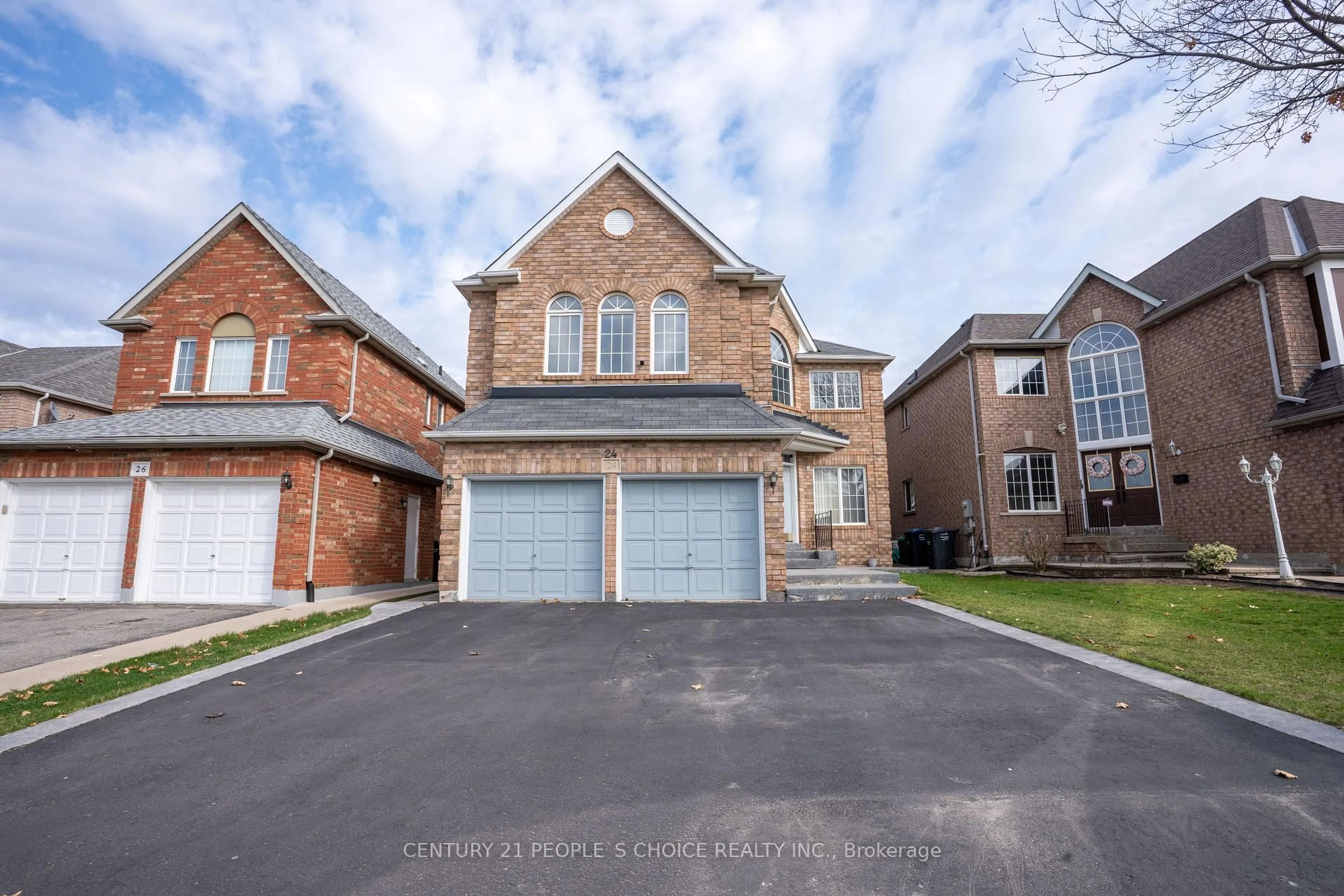 Home with brick exterior material, street for 24 Tobosa Tr, Brampton Ontario L6R 2B4