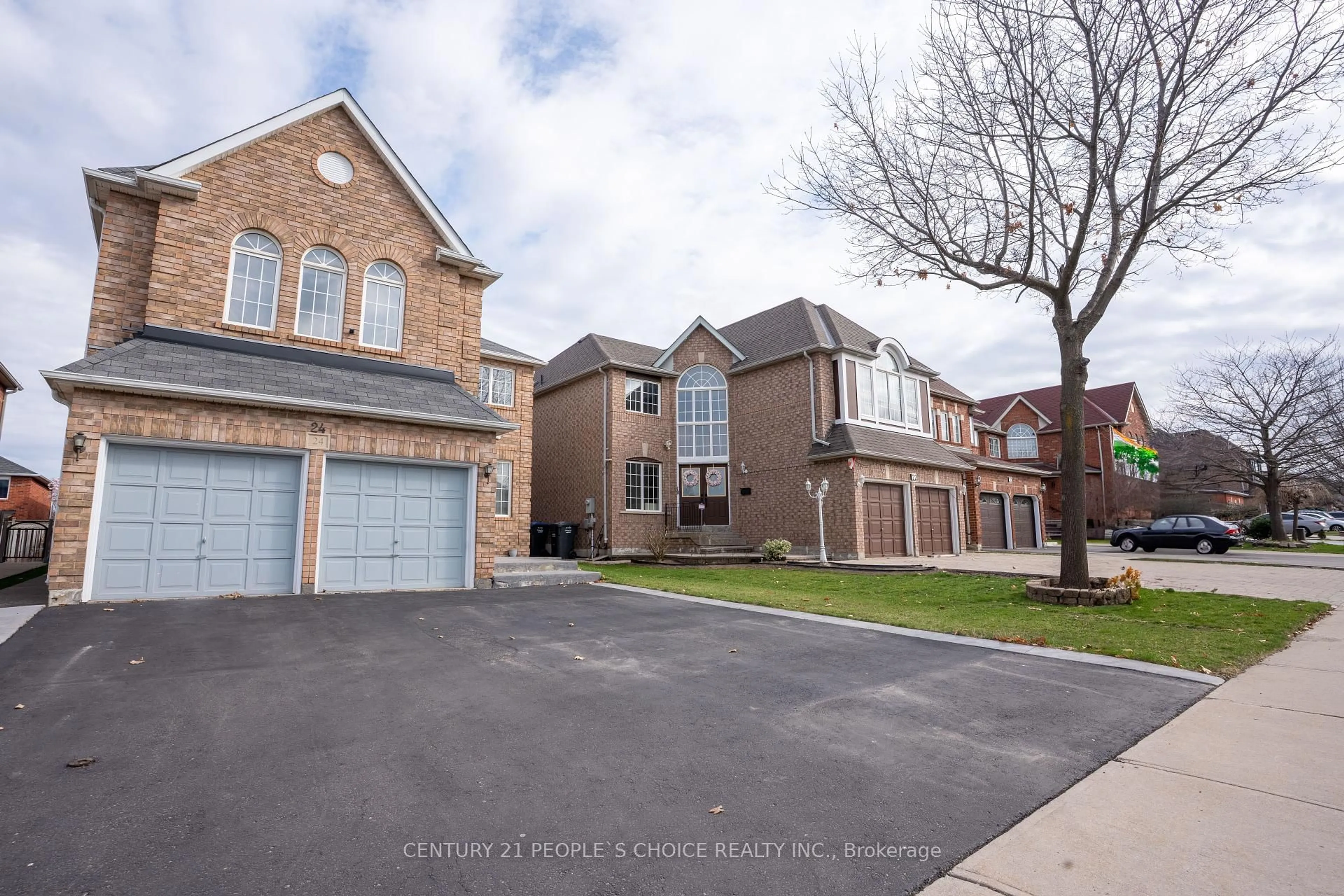 Home with brick exterior material, street for 24 Tobosa Tr, Brampton Ontario L6R 2B4