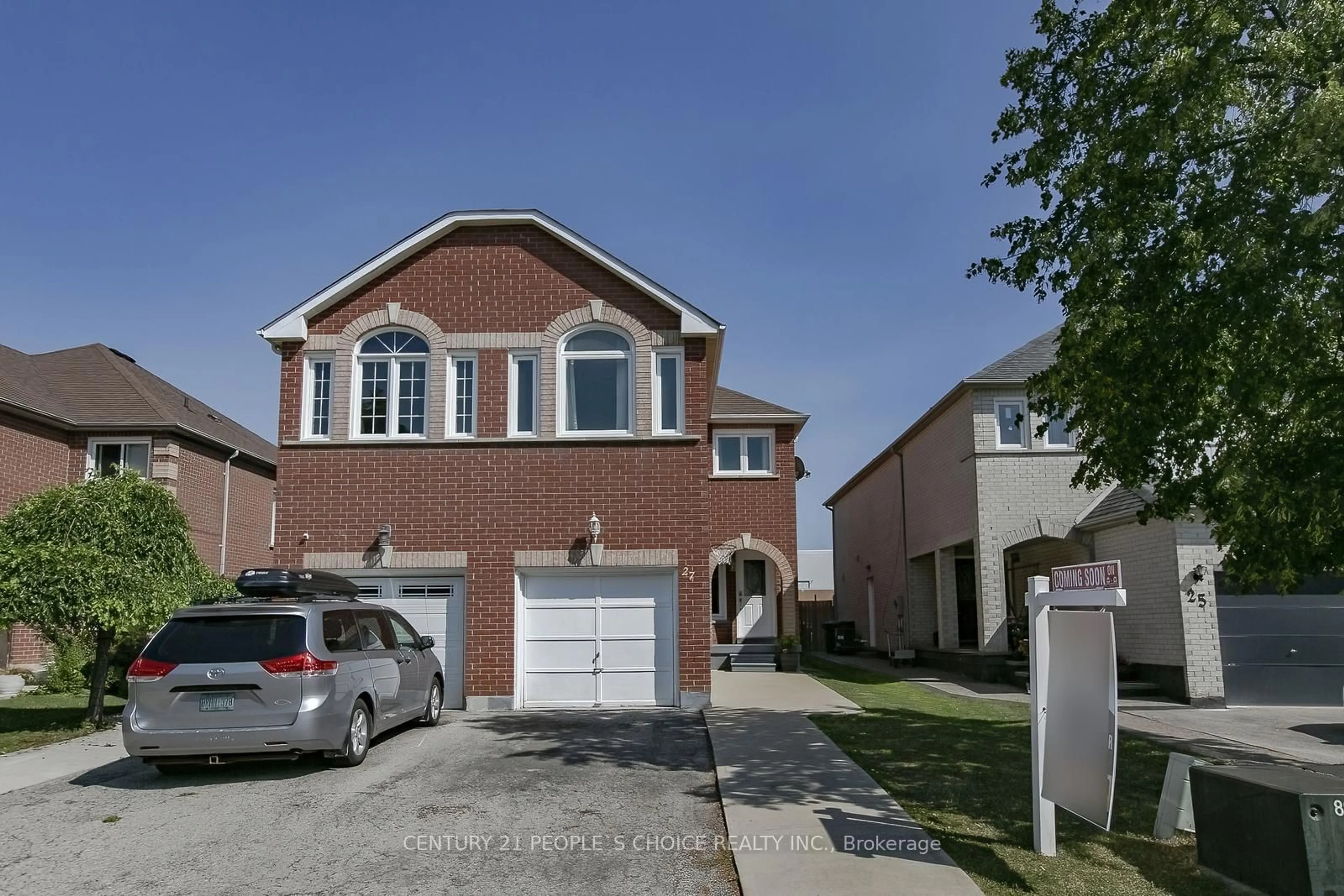 Home with brick exterior material, street for 27 Caruso Dr, Brampton Ontario L6Y 5B1