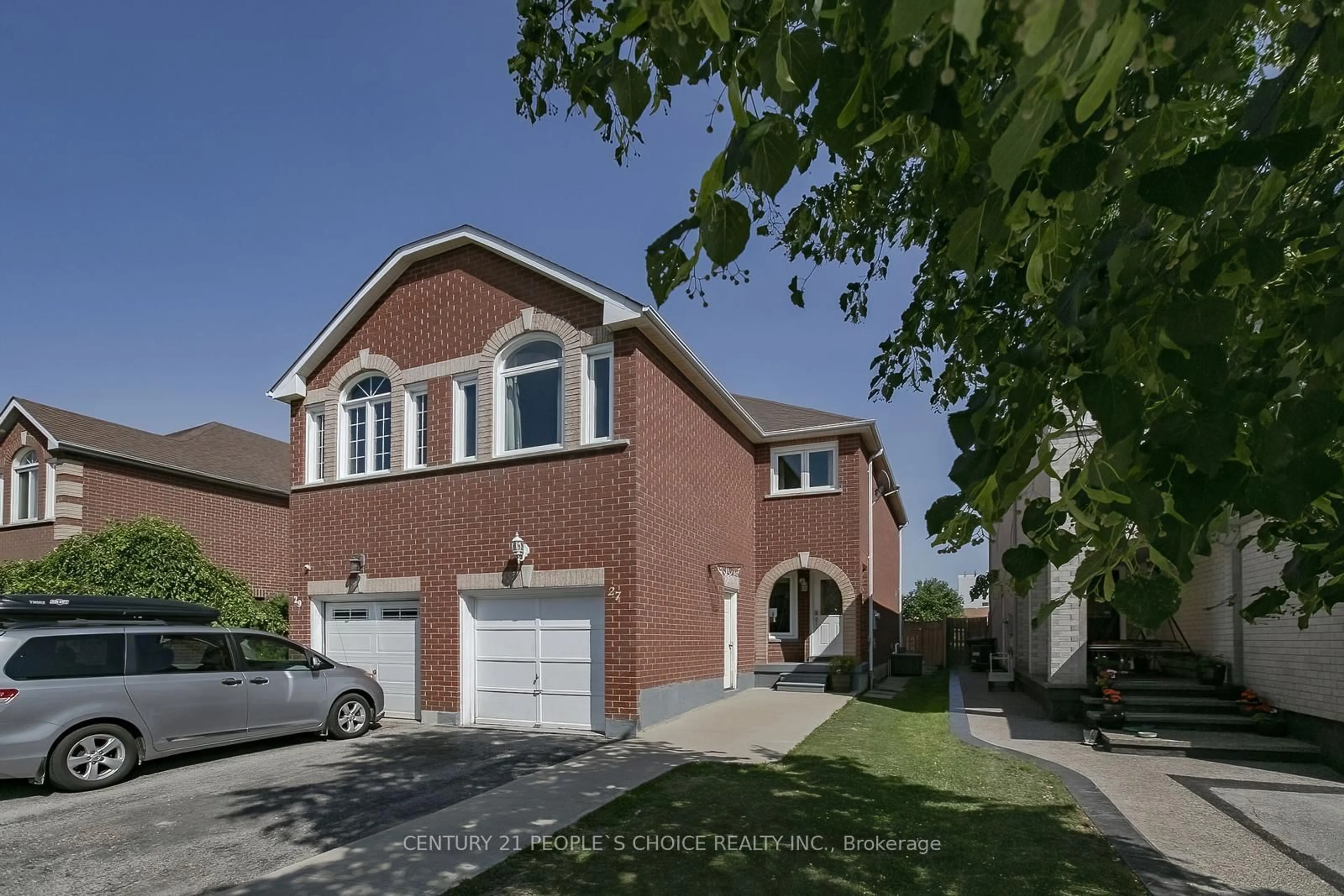 Home with brick exterior material, street for 27 Caruso Dr, Brampton Ontario L6Y 5B1