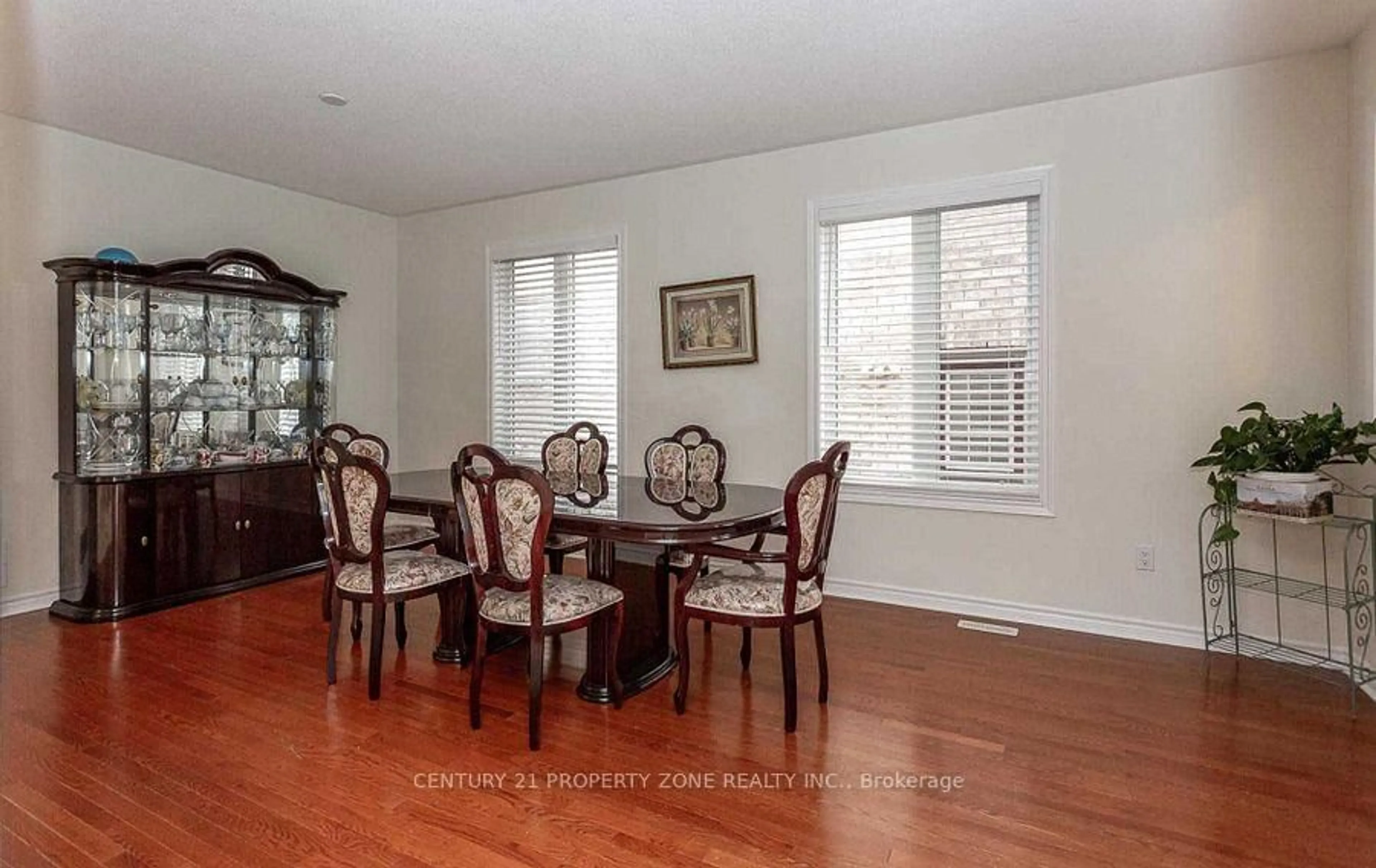 Dining room, wood/laminate floor for 8 Perkins Dr, Brampton Ontario L7A 3W2