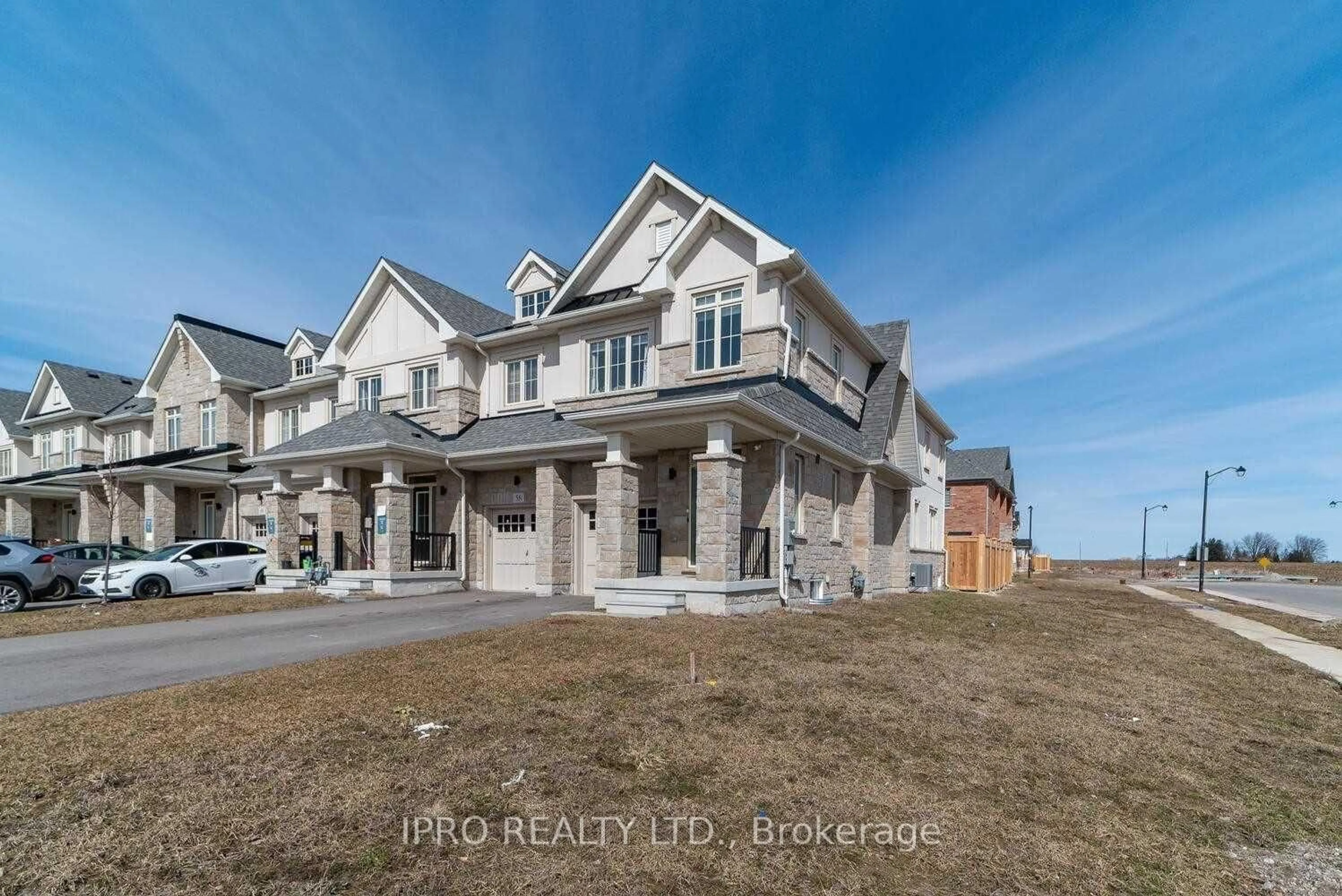 A pic from outside/outdoor area/front of a property/back of a property/a pic from drone, unknown for 54 Doris Pawley Cres, Caledon Ontario L7C 4E7