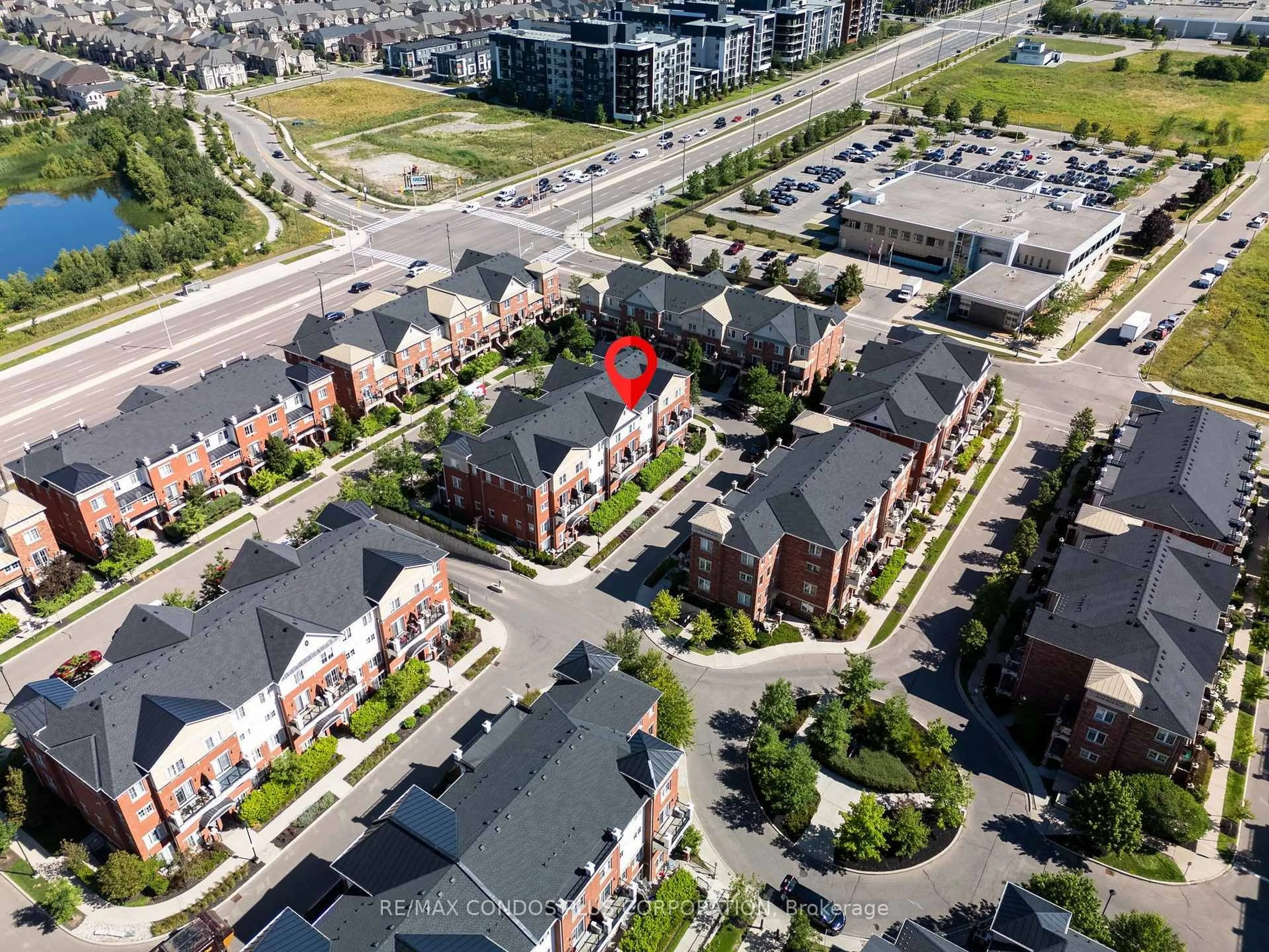 A pic from outside/outdoor area/front of a property/back of a property/a pic from drone, unknown for 2488 Post Rd #21, Oakville Ontario L6H 0K1