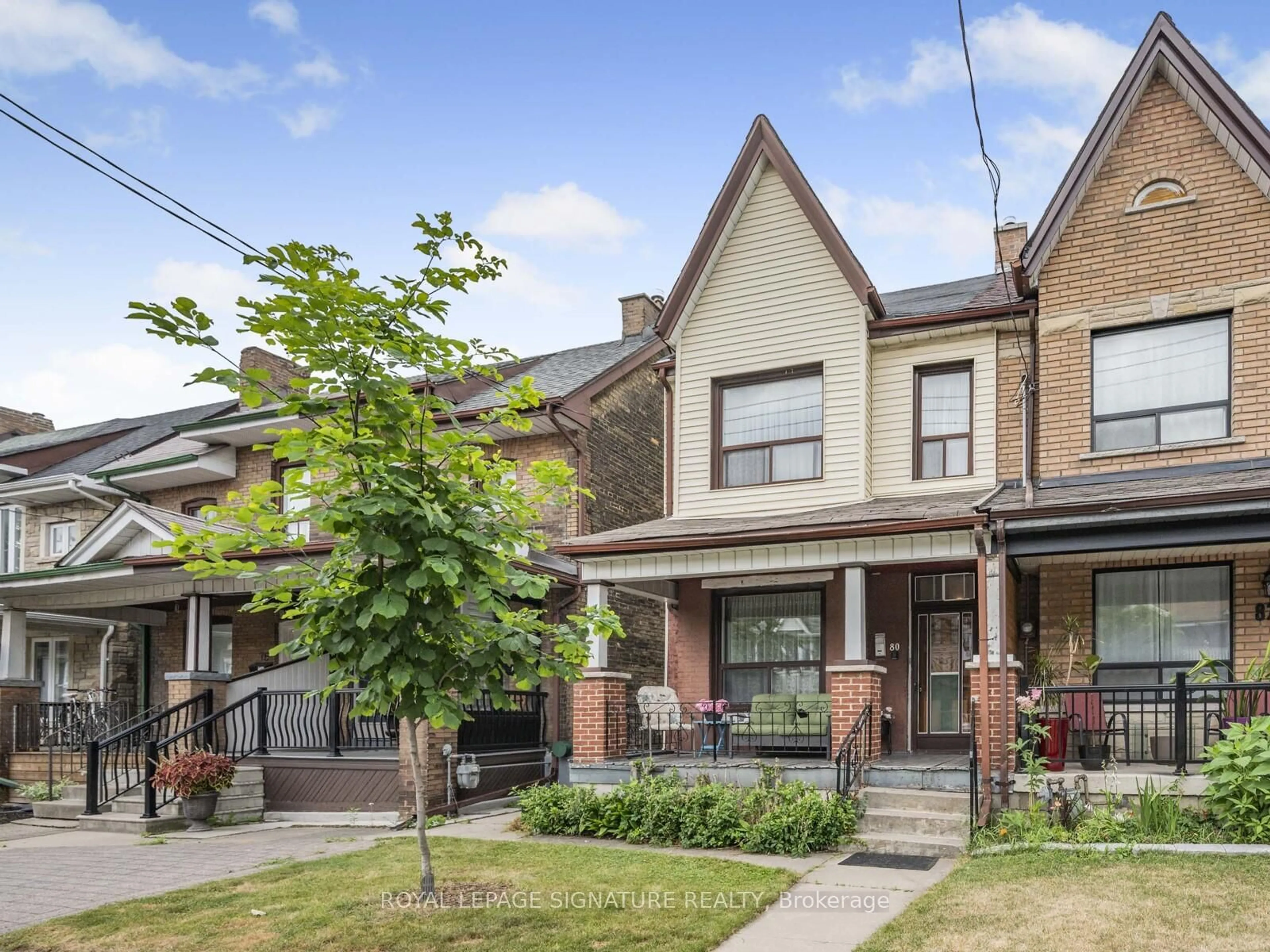 Home with brick exterior material, street for 80 Symington Ave, Toronto Ontario M6P 3W1