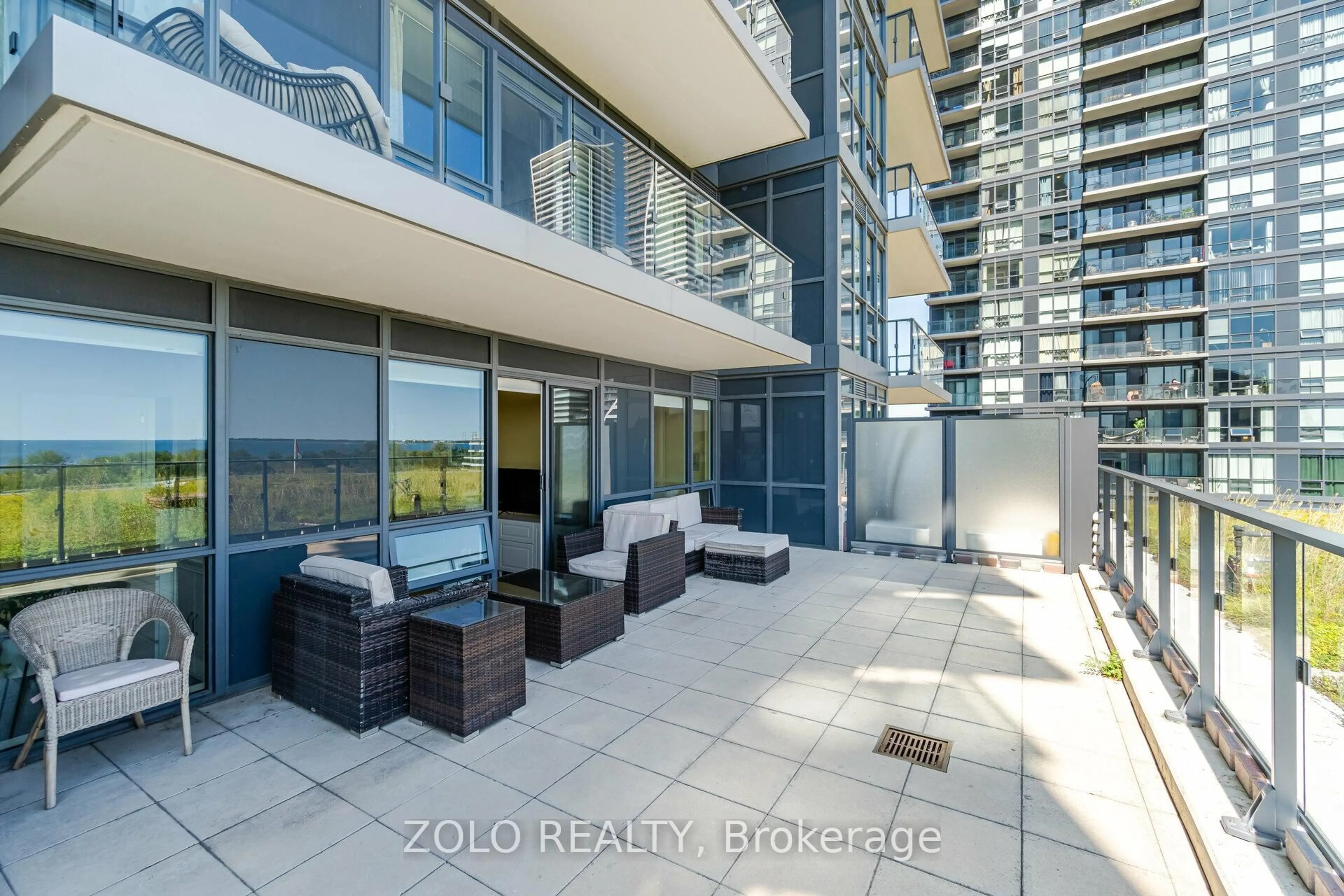 Patio, water/lake/river/ocean view for 2212 Lakeshore Blvd #902, Toronto Ontario M8V 0C2