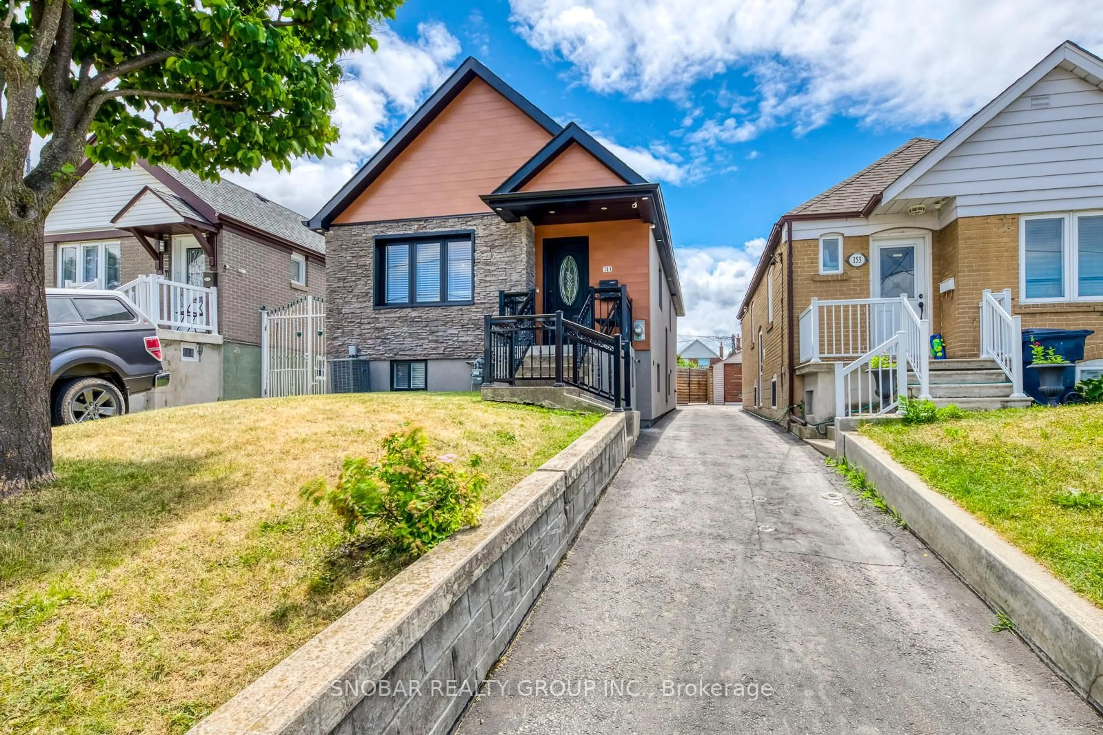 Home with brick exterior material, street for 151 Cameron Ave, Toronto Ontario M6M 1R5