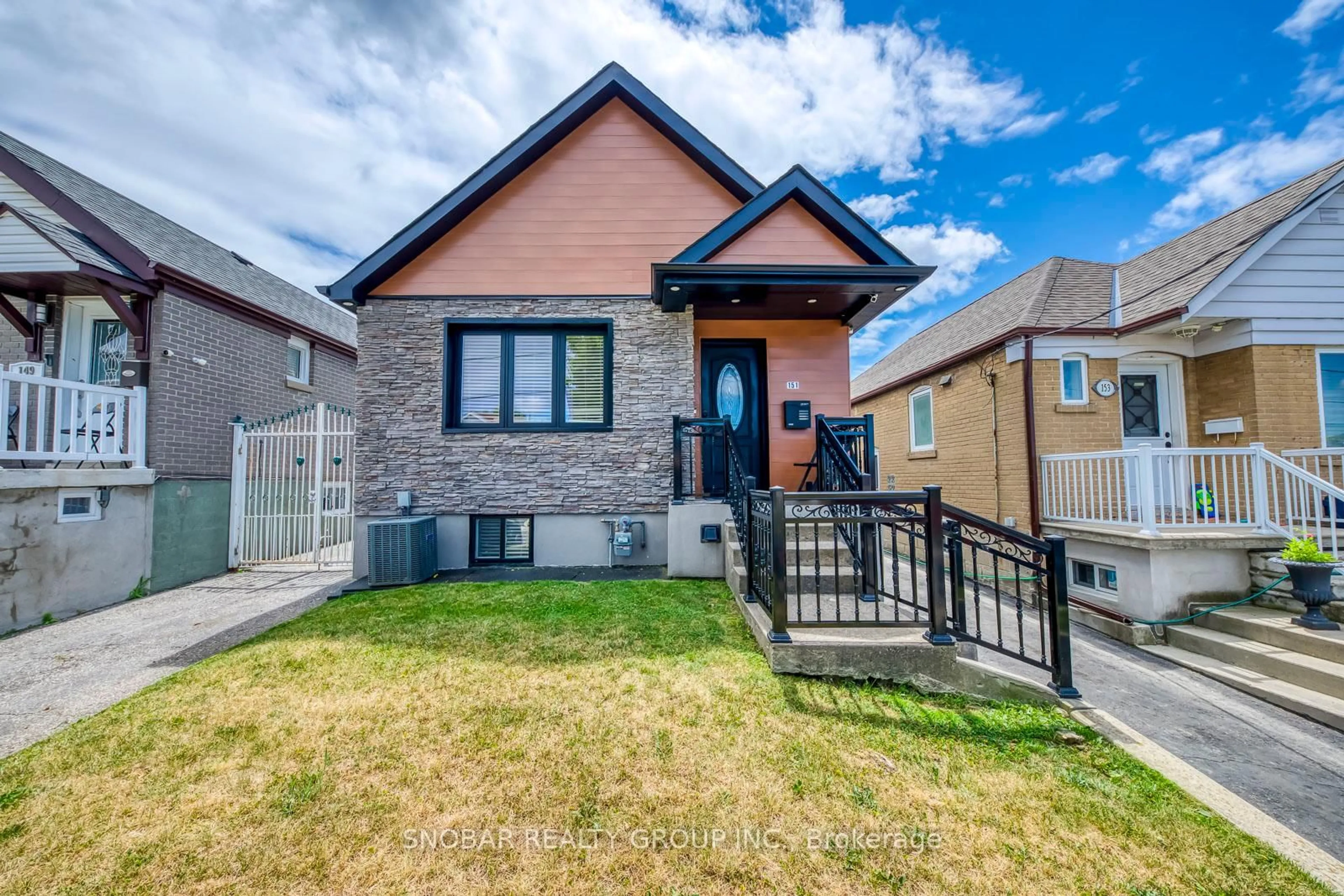 Home with brick exterior material, street for 151 Cameron Ave, Toronto Ontario M6M 1R5