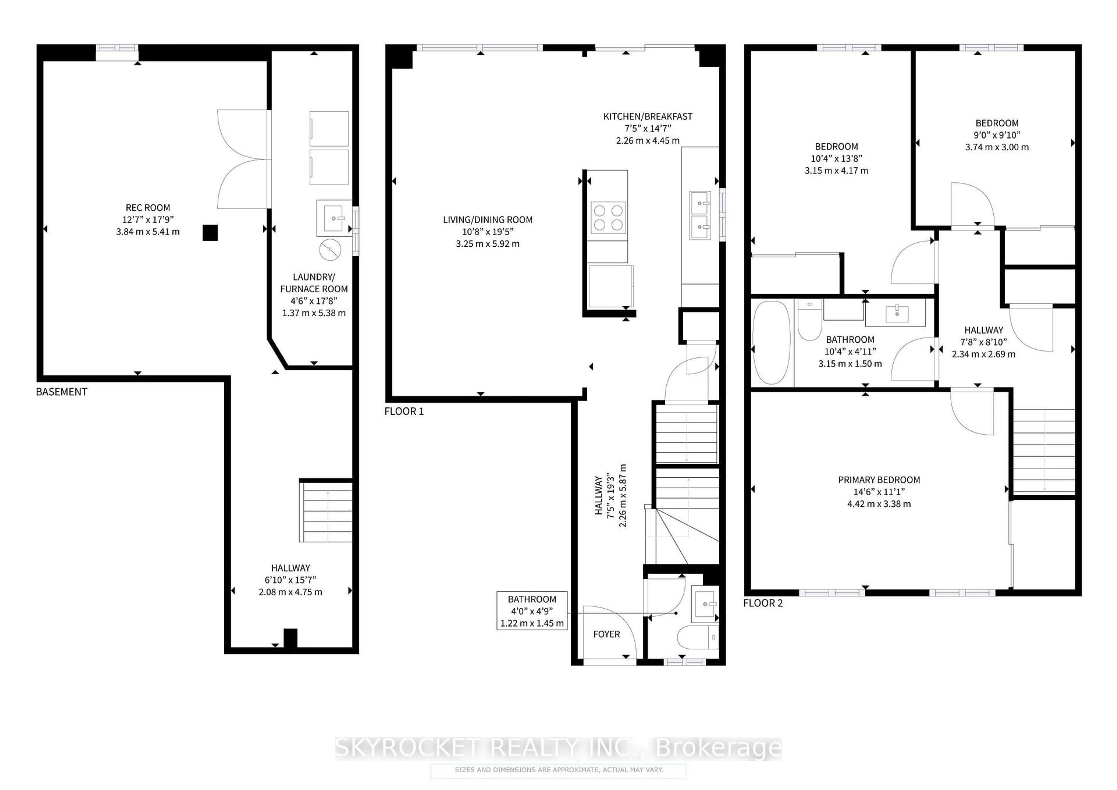 Floor plan for 125 Bythia St, Orangeville Ontario L9W 3V4