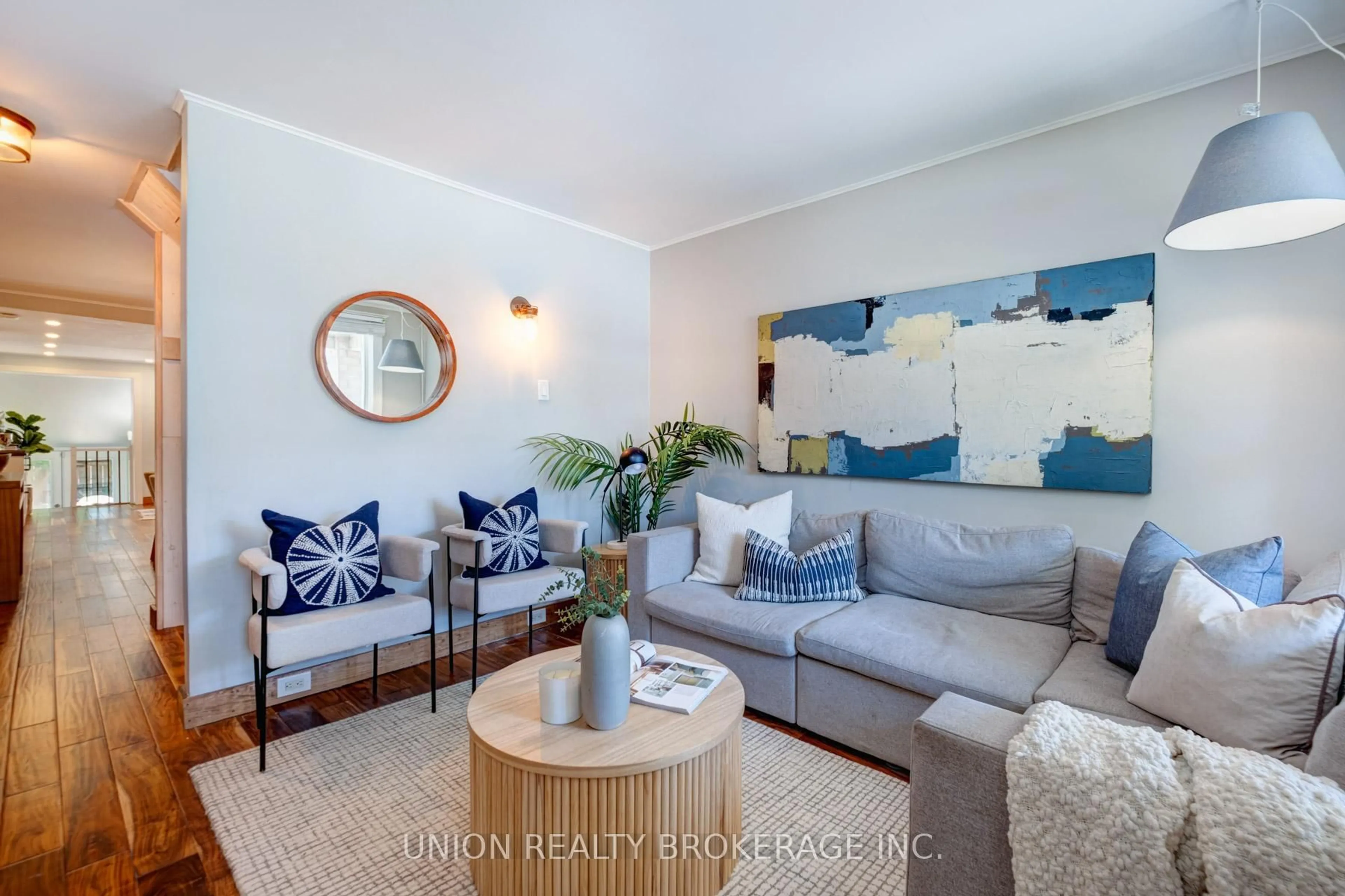 Living room with furniture, unknown for 104 Blackthorn Ave, Toronto Ontario M6N 3H6
