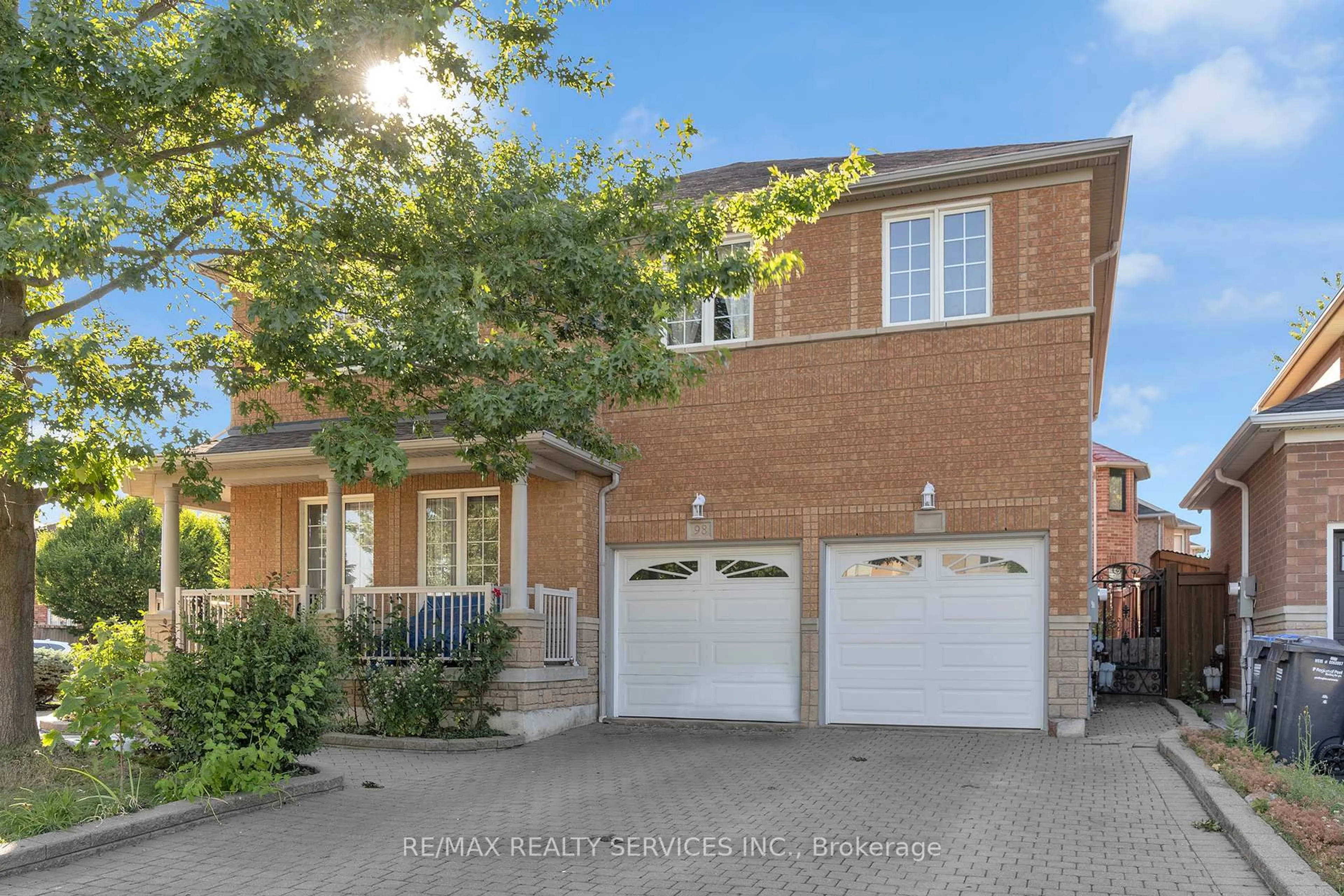 Home with brick exterior material, street for 98 Mccrimmon Dr, Brampton Ontario L7A 2Z6