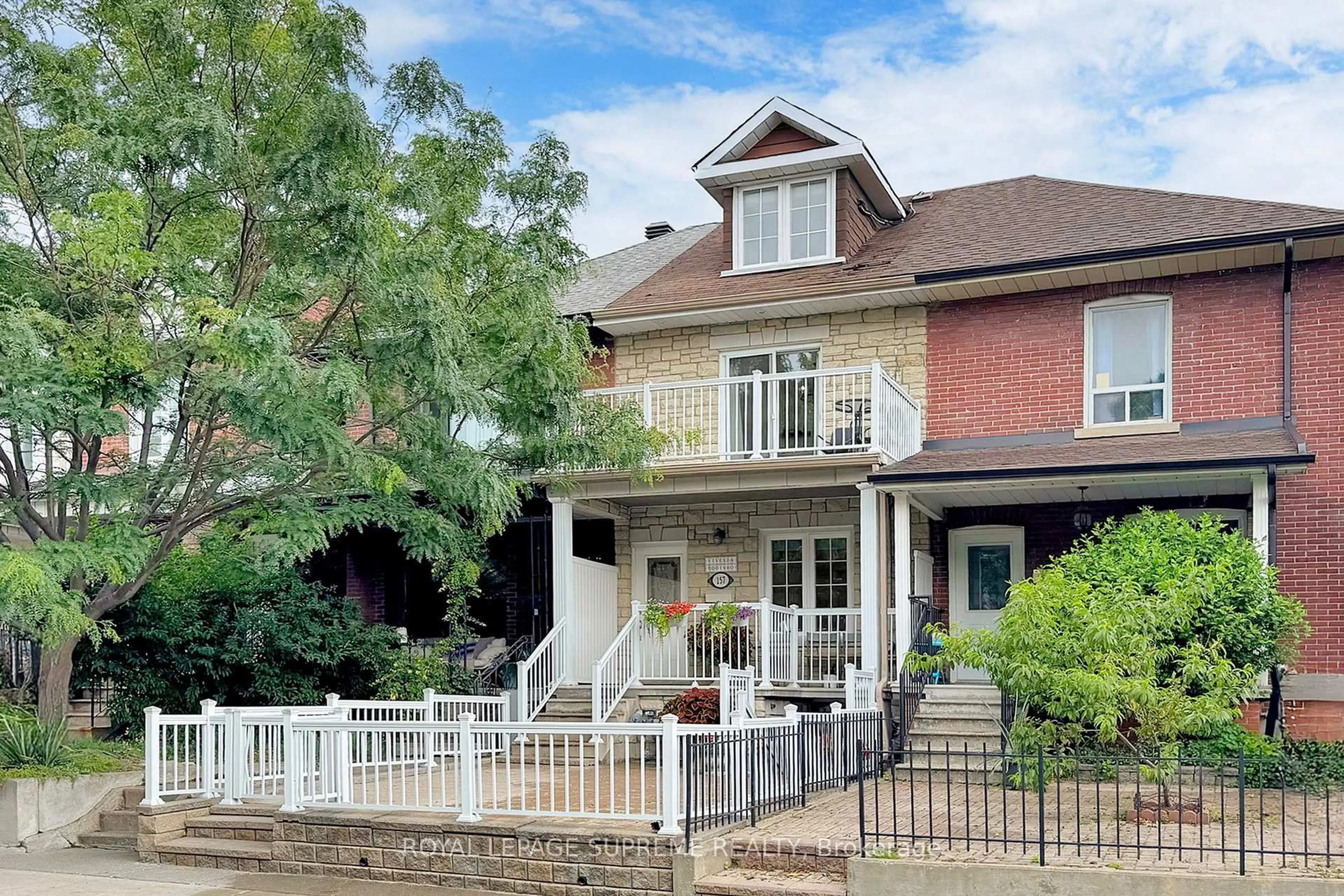 Home with brick exterior material, street for 157 Emerson Ave, Toronto Ontario M6H 3T4